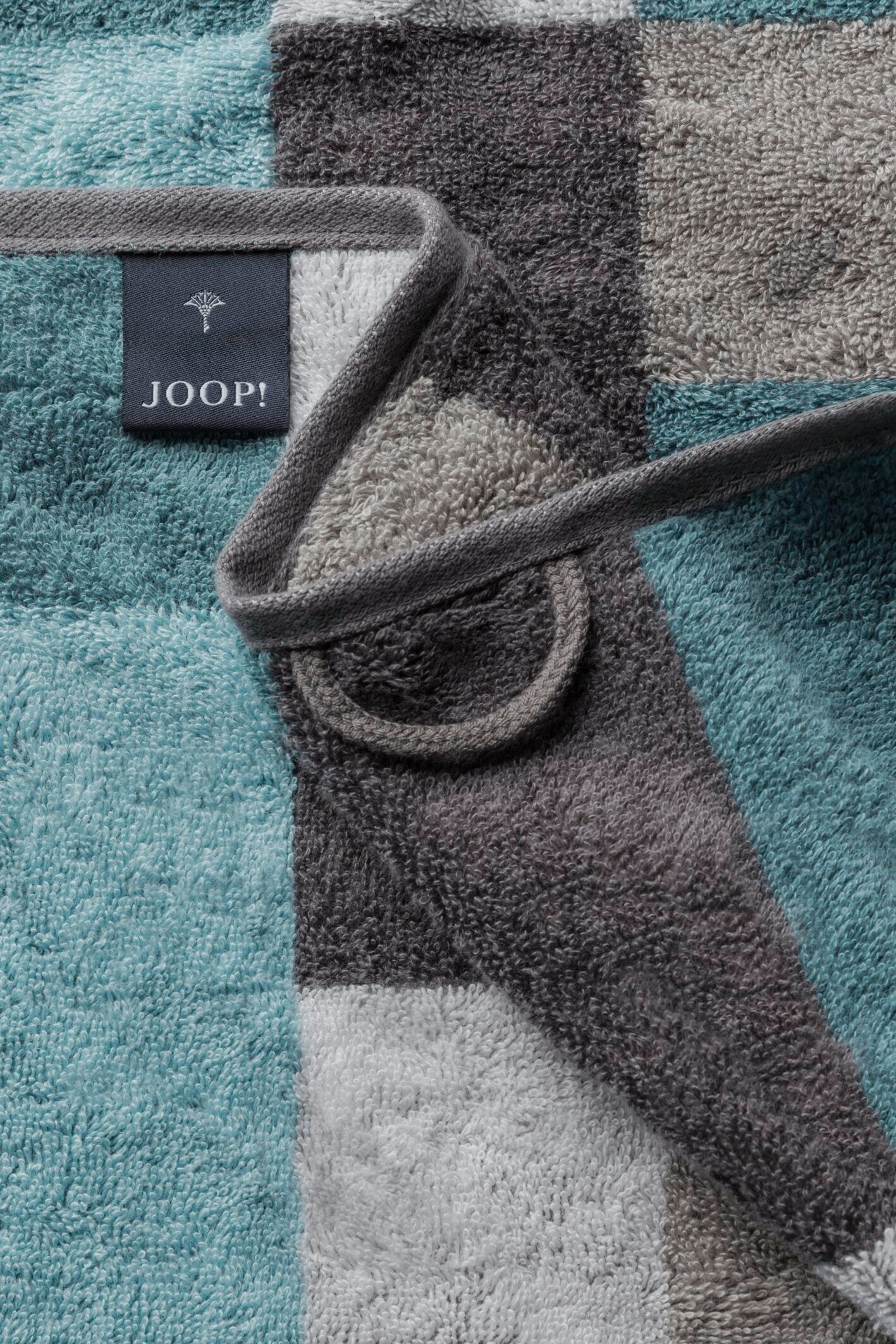Textil Handtücher - LIVING (2-St) Graphite MOSAIC INFINITY Joop! Handtuch-Set, JOOP!