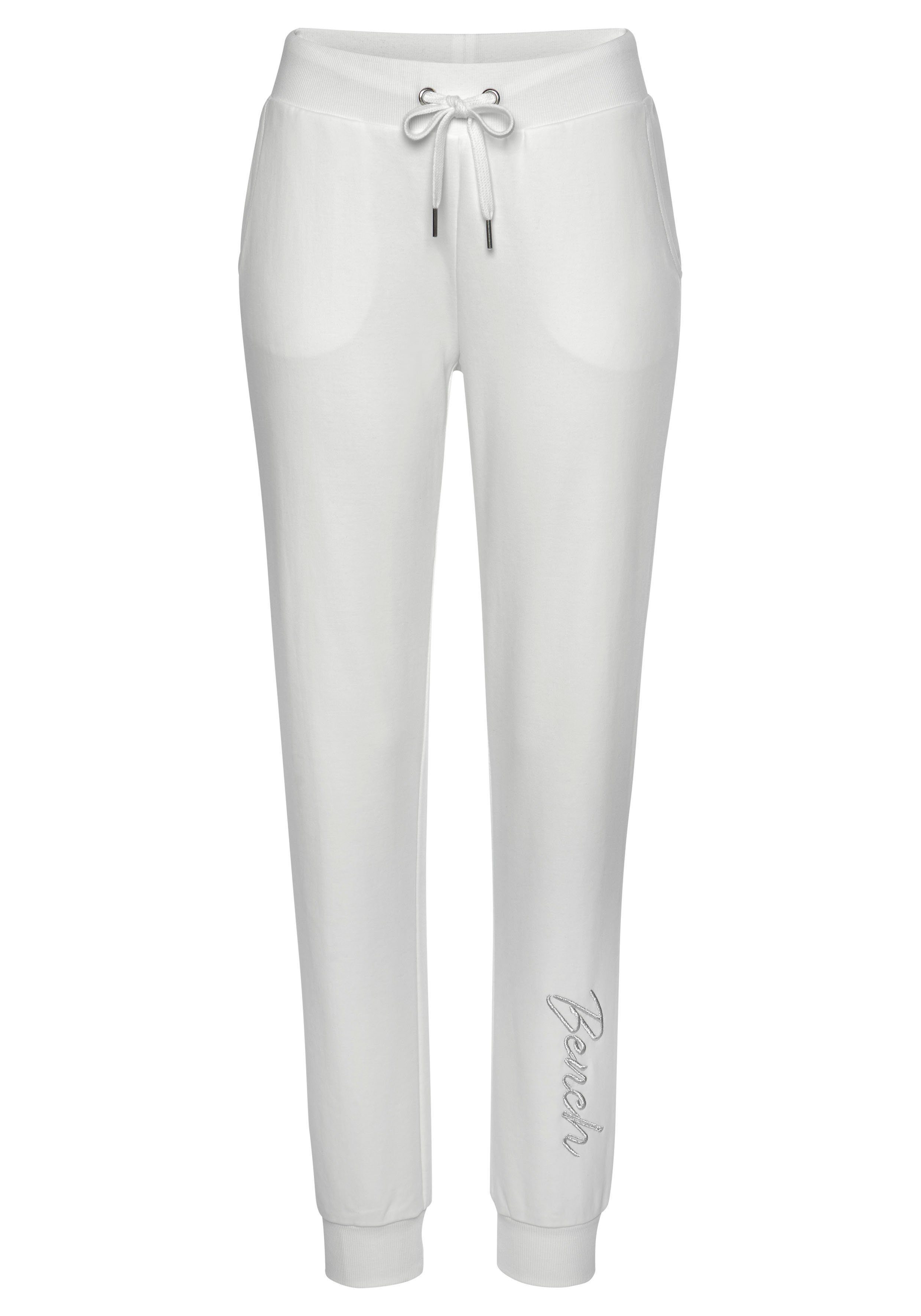 Bench. Loungewear Relaxhose mit glänzender Logostickerei, Loungeanzug – Bild 2 von 5