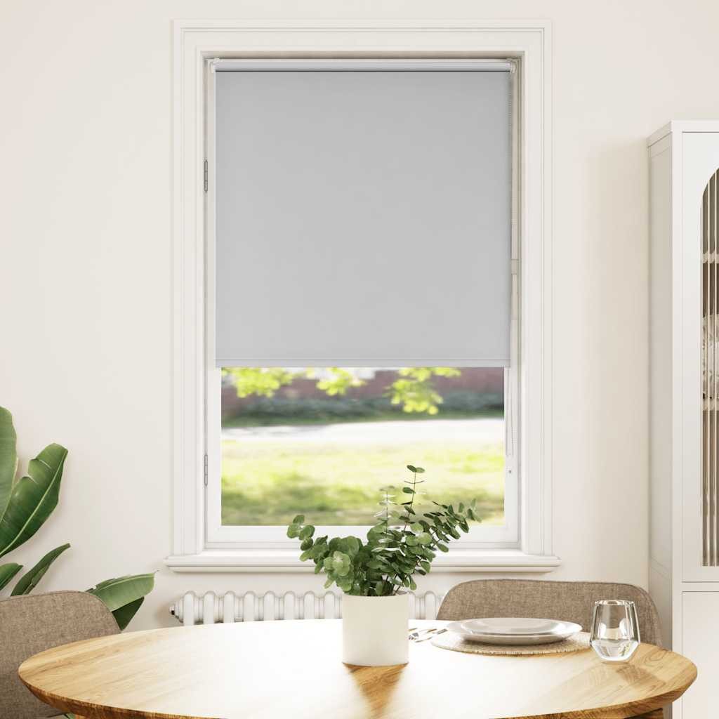 Rollo Verdunkelungsrollo Hellgrau 85x175 cm Stoffbreite günstig online kaufen
