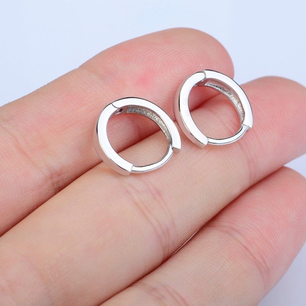 Schmuck-Elfe Paar Creolen Glance small, 925 Sterling Silber