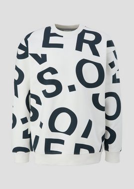 s.Oliver Sweatshirt Sweatshirt mit Allover-Print