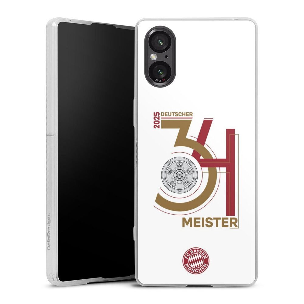 Wousunly Handyhülle Für Sony Xperia 5 IV – TPU Silikon, Dünn, Mit Magnetischem Ring (Weiß)
