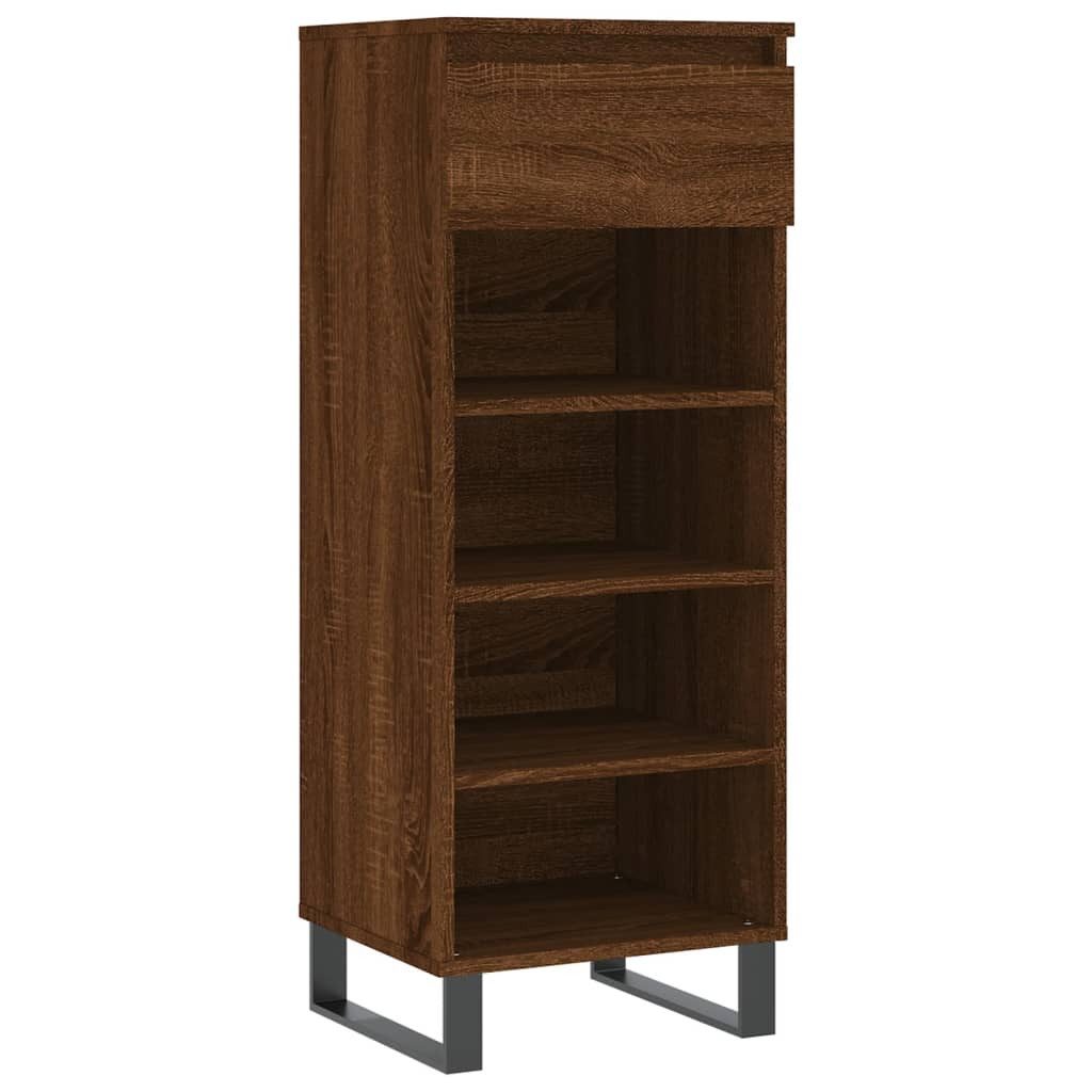 vidaXL Schuhregal Schuhschrank Braun Eichen-Optik 40x36x105 günstig online kaufen
