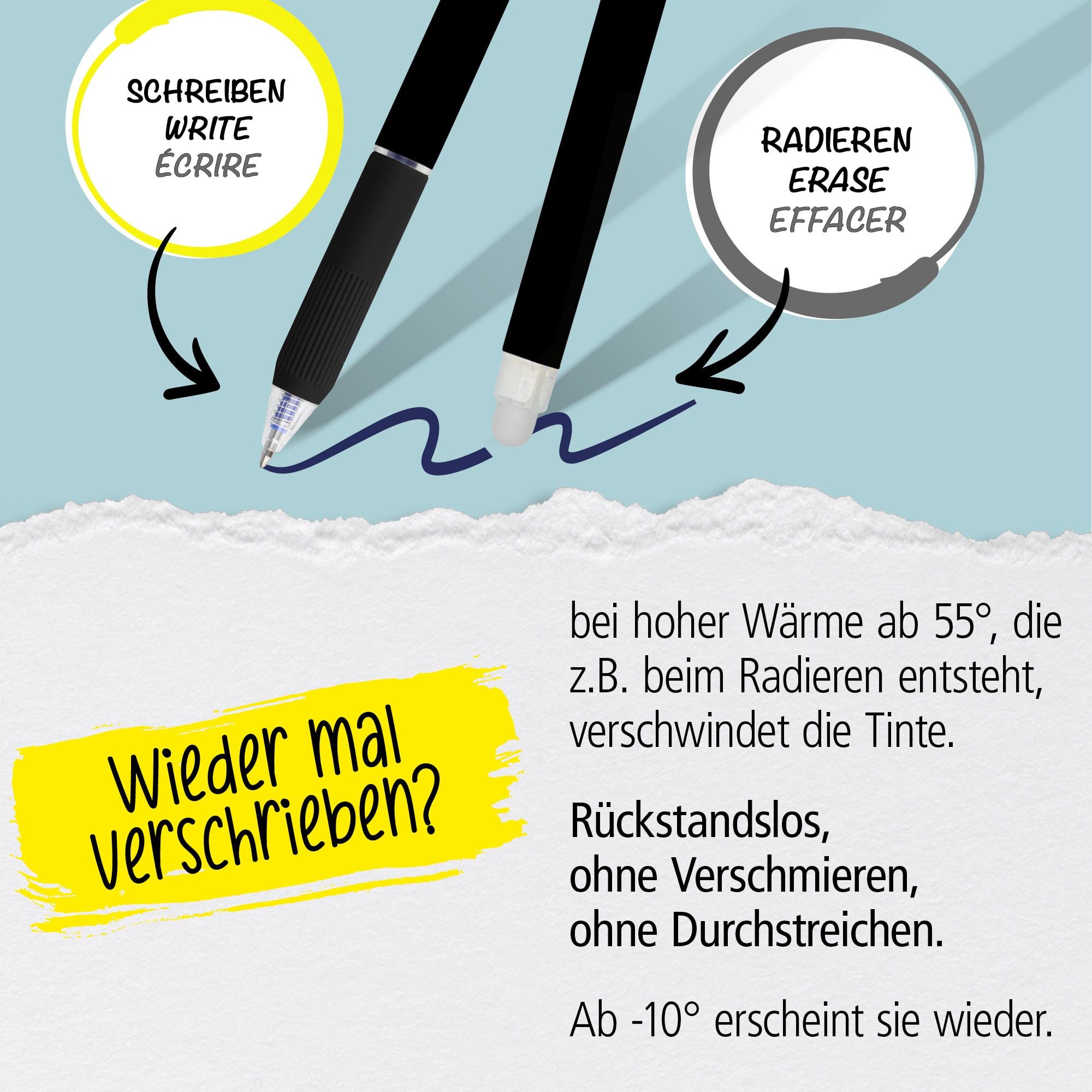 Online Pen Ersatzmine Radierbare Gelminen kompatibel mit Legami, Nachfüll-Minen kompatibel mit Legami – Bild 4 von 5
