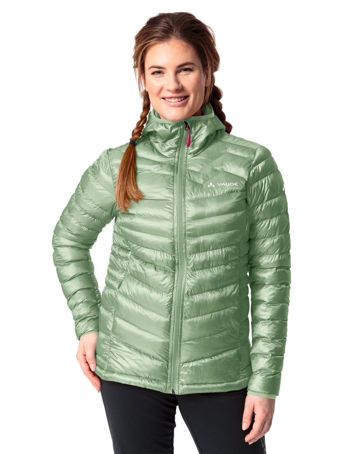 kompensiert Women's Insulation Batura Hooded green Outdoorjacke VAUDE Jacket Klimaneutral (1-St) willow