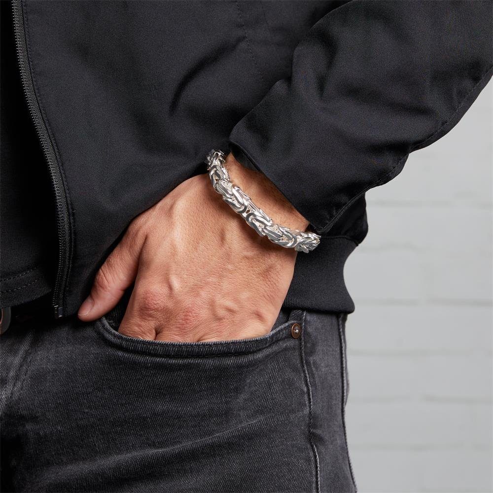 JEWLIX Königsarmband 925 Silber Königsarmband 10mm KA0100 (Länge: 21cm) günstig online kaufen