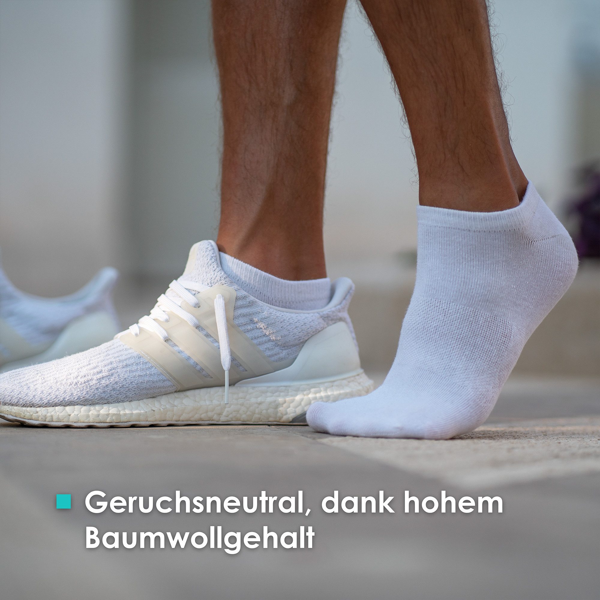 Bärenfuß Sneakersocken 8 Paar Premium Sneaker Socken Herren & Damen (ohne drückende Naht) druckfreie Spitze, druckfreier Bund, optimaler Halt – Bild 5 von 5