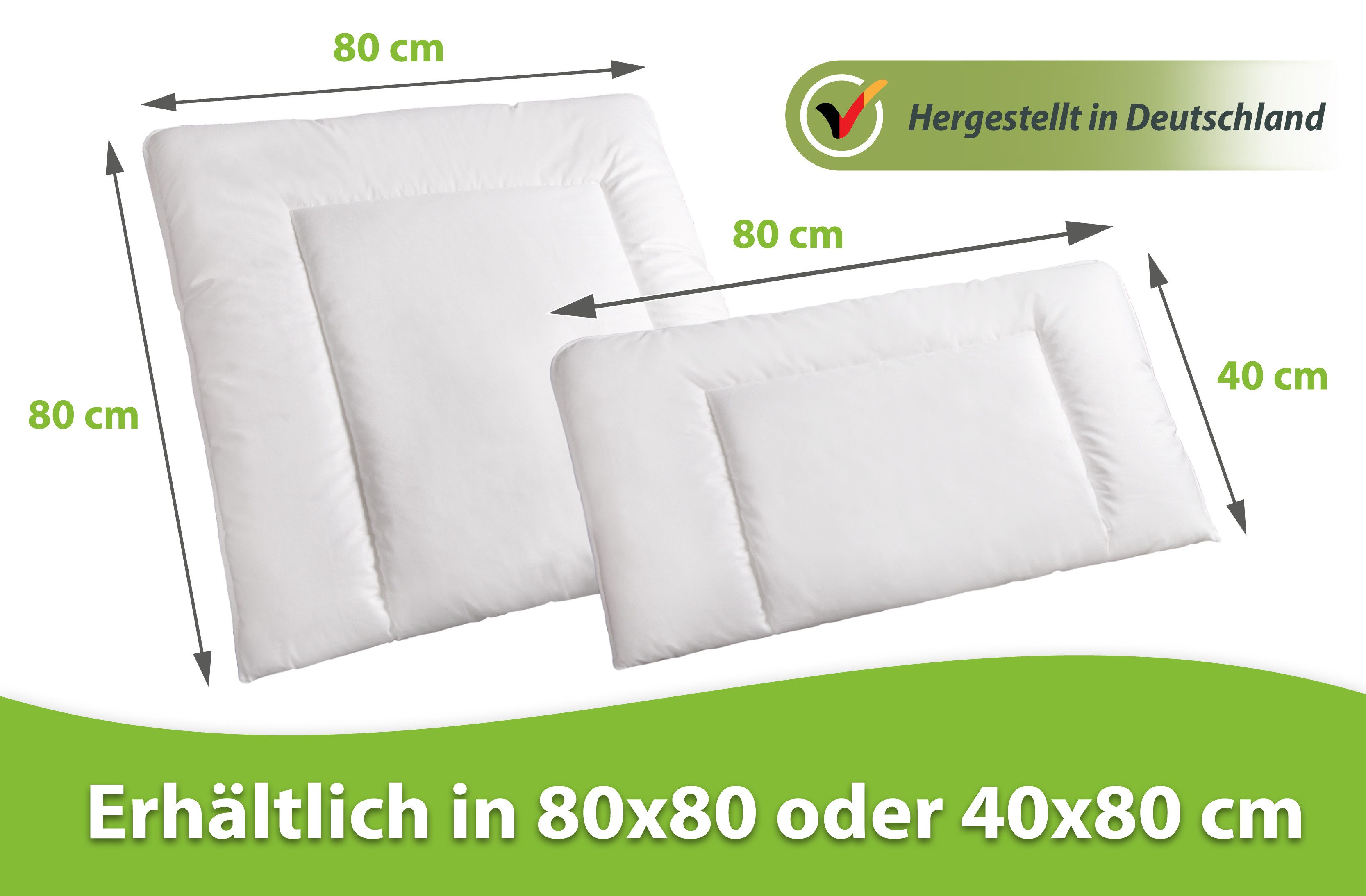 franknatur Bauchschläferkissen Bea, Bezug: 100% Baumwolle, Leichtes weiches günstig online kaufen