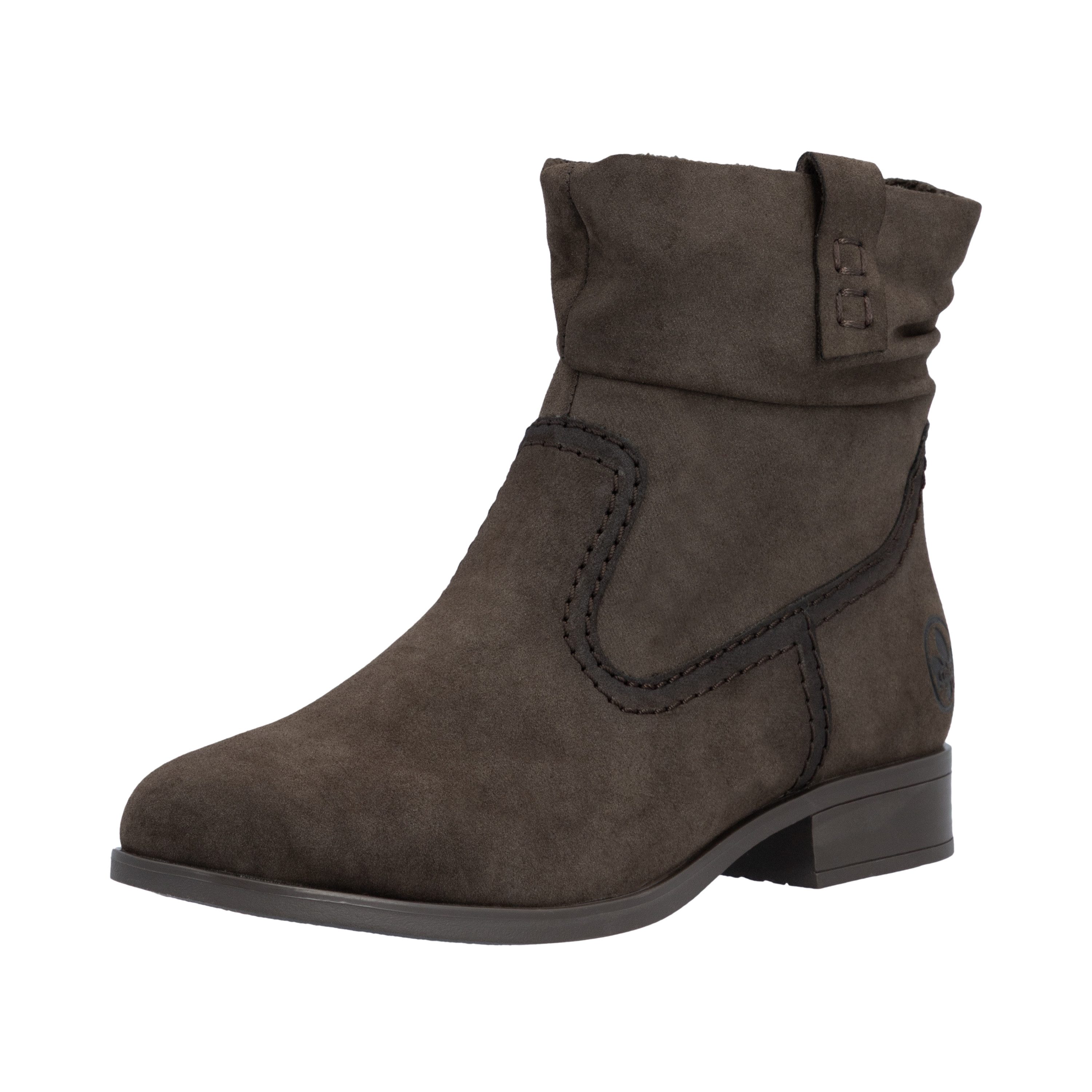 Rieker Stiefelette Boots mit slouchy Schaft und Reißverschluss