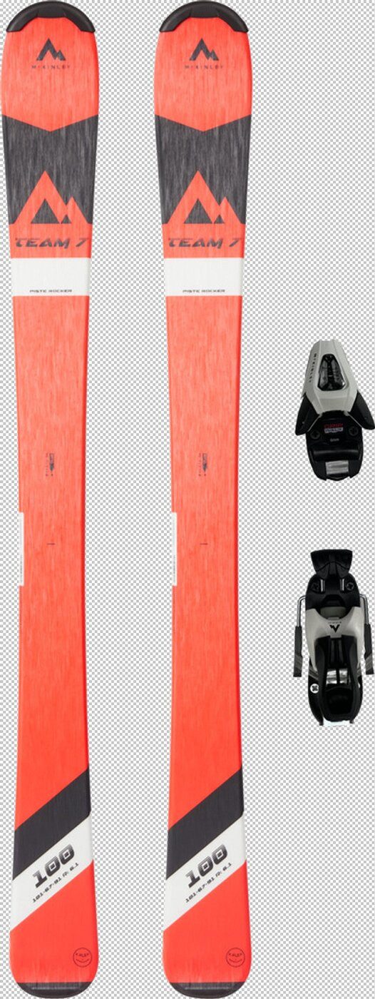 McKINLEY Ski Ki.-Ski-Set Team 7 geschraubt 101 RED LIGHT/ BLACK/ WH
