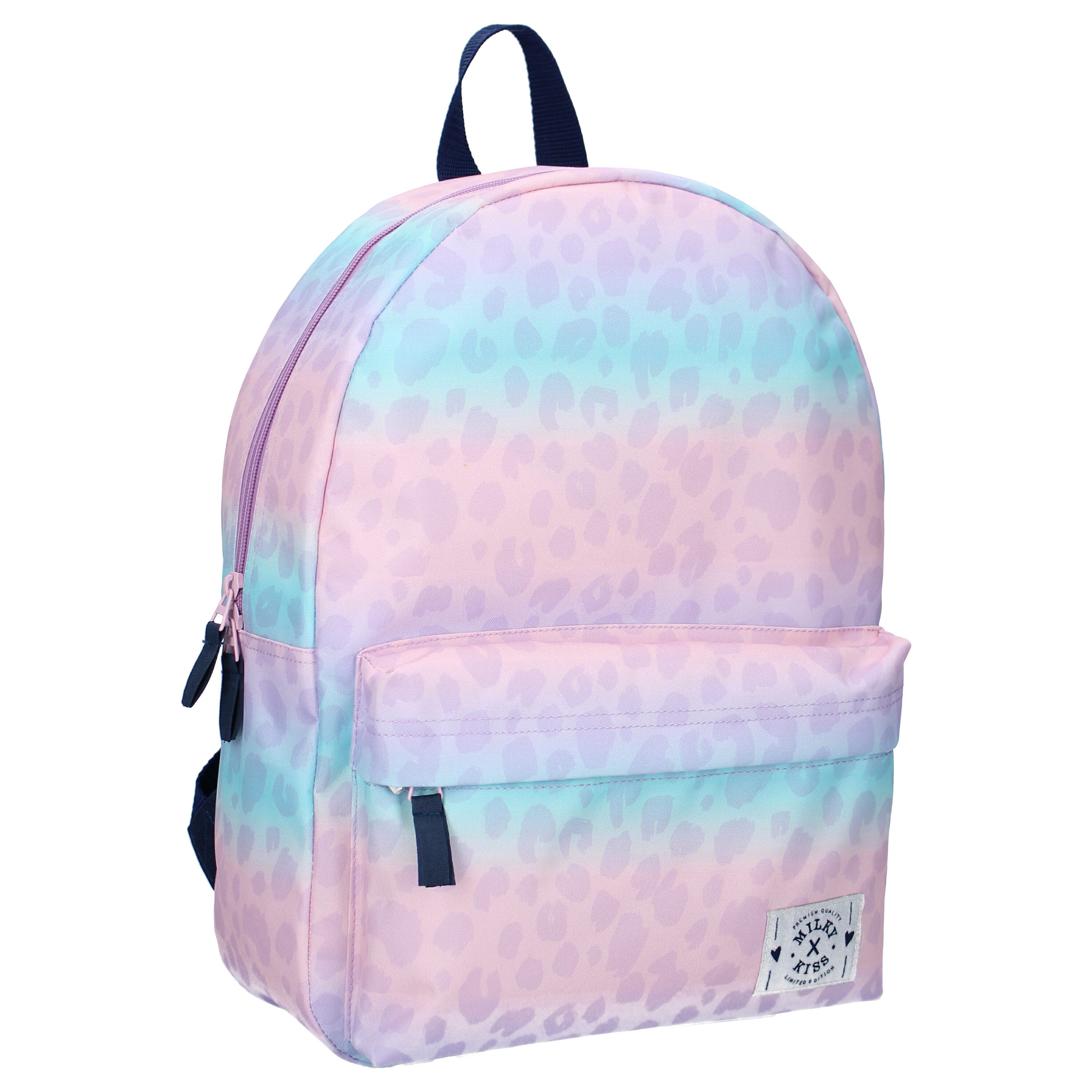 Milky Kiss Kinderrucksack Rucksack für Mädchen Schulrucksack mit Vordertasche (1-tlg)