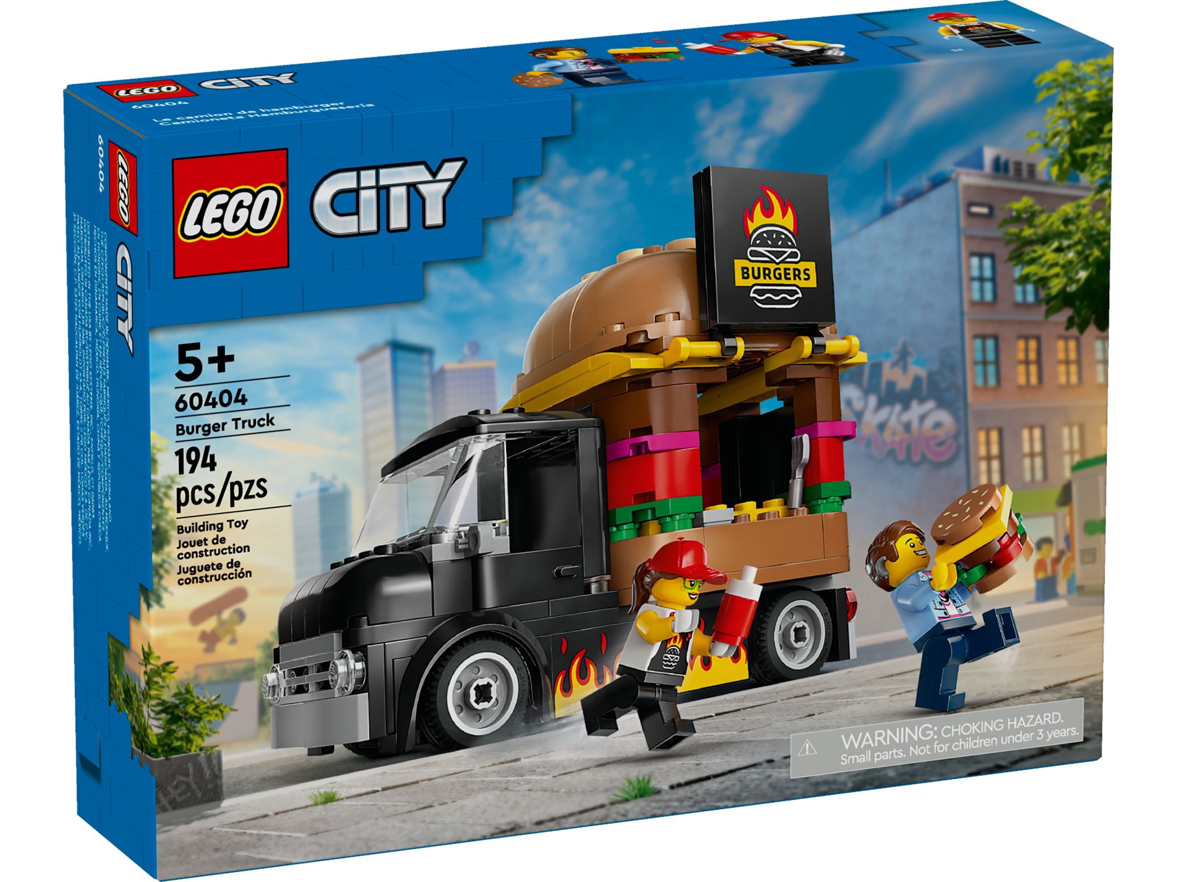 LEGO® City Burger-Truck - 60404 NEU! Teile 194x Spielbausteine