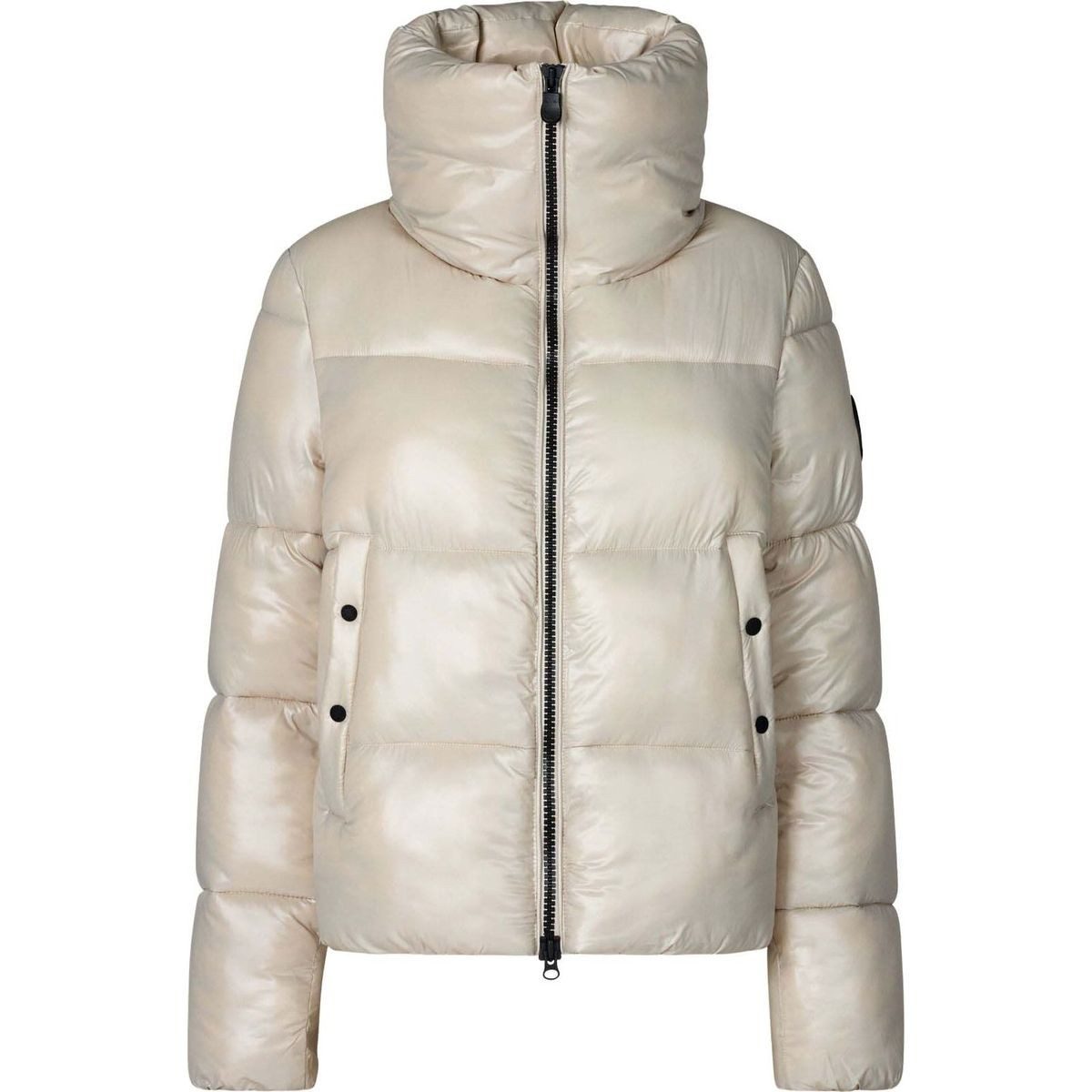SAVE THE DUCK Outdoorjacke Isla Stilvolle Damenjacke mit glänzendem Look, winddicht und praktisch