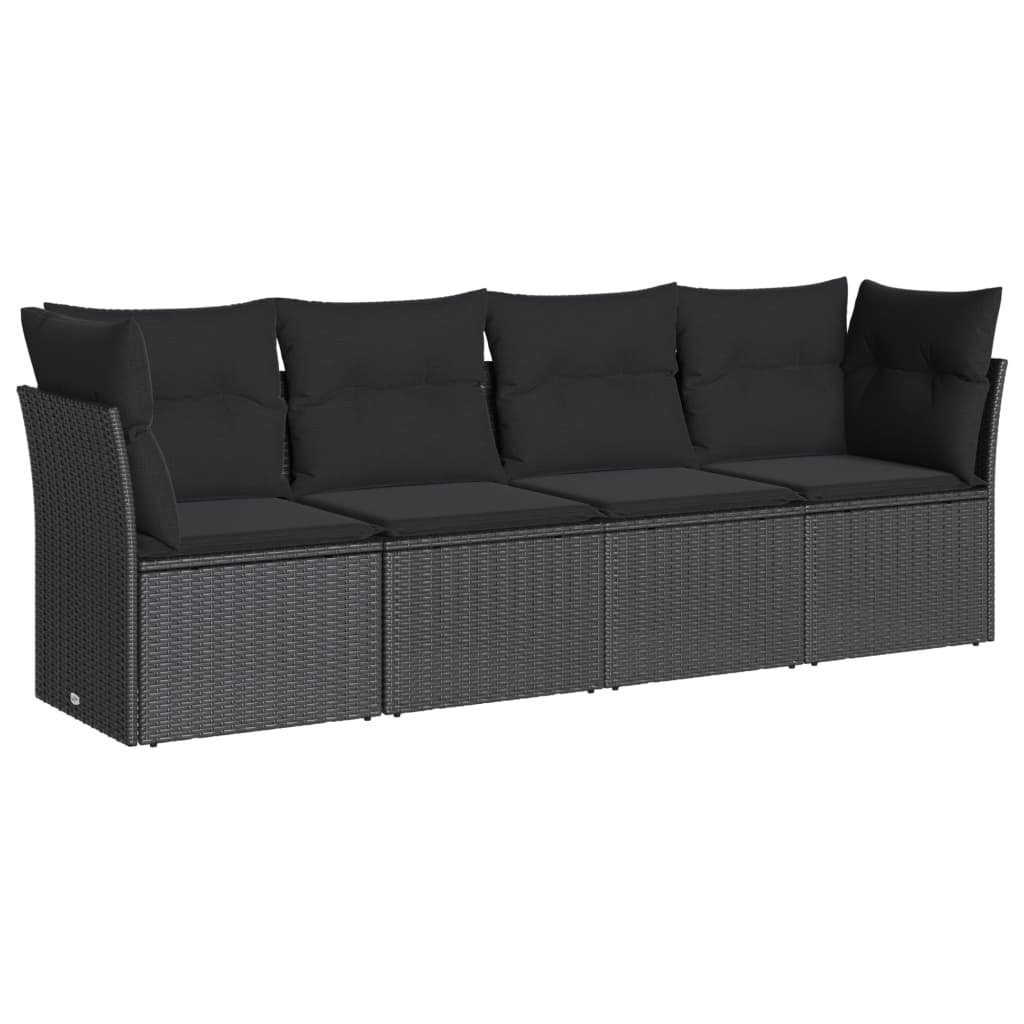 vidaXL Gartenlounge-Set 4-tlg. Garten-Sofagarnitur mit Kissen günstig online kaufen