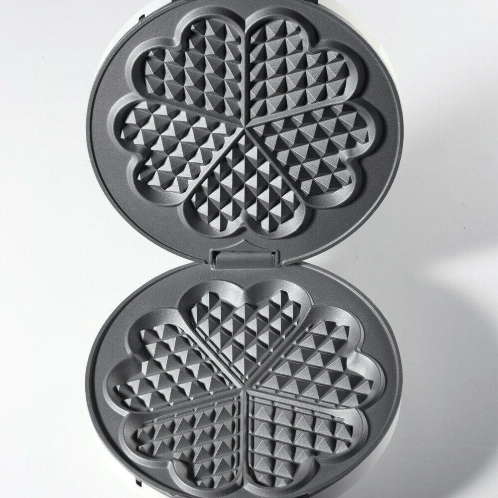 Cloer Waffelplatten Waffelautomat 171 930 W Function Line weiss, Metall, Aluminium-Druckguss, Waffelautomat, 20,00cm, Metall, Weiß