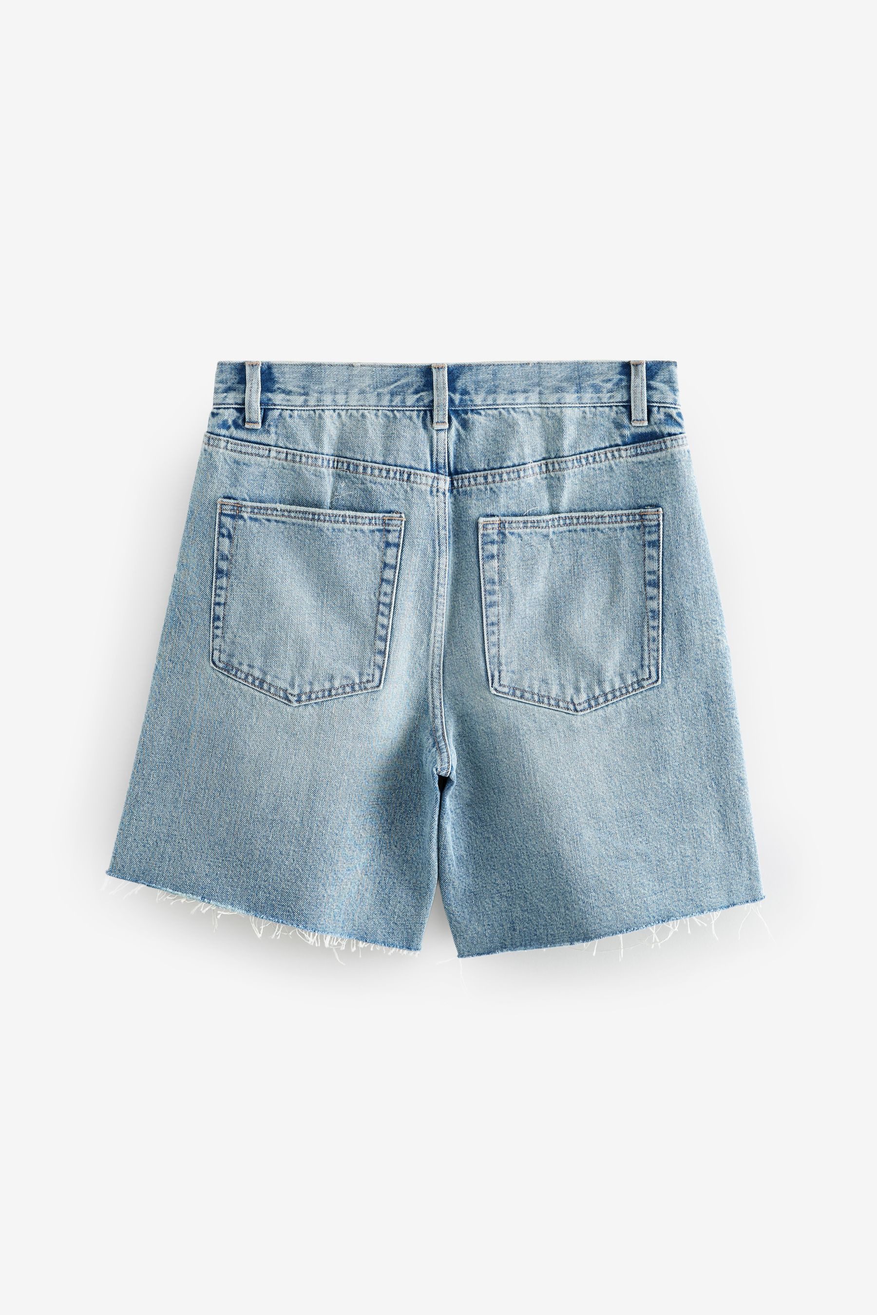 Next Jeansshorts Relaxed Fit Jeansshorts aus 100 % Baumwolle (1-tlg) günstig online kaufen