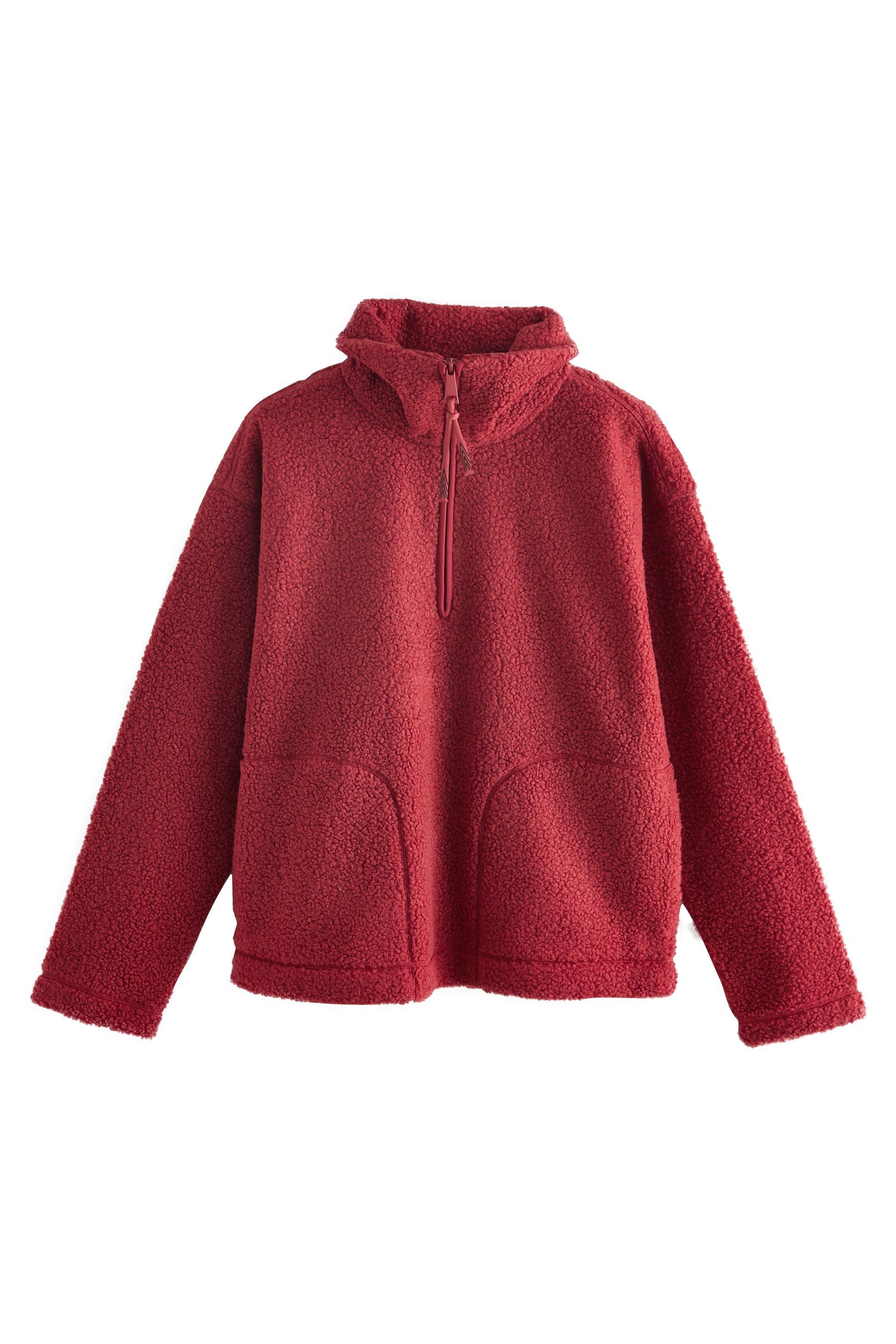 Next Fleecejacke Teddy-Borgoberteil mit 1/4-Reißverschluss (1-St) günstig online kaufen