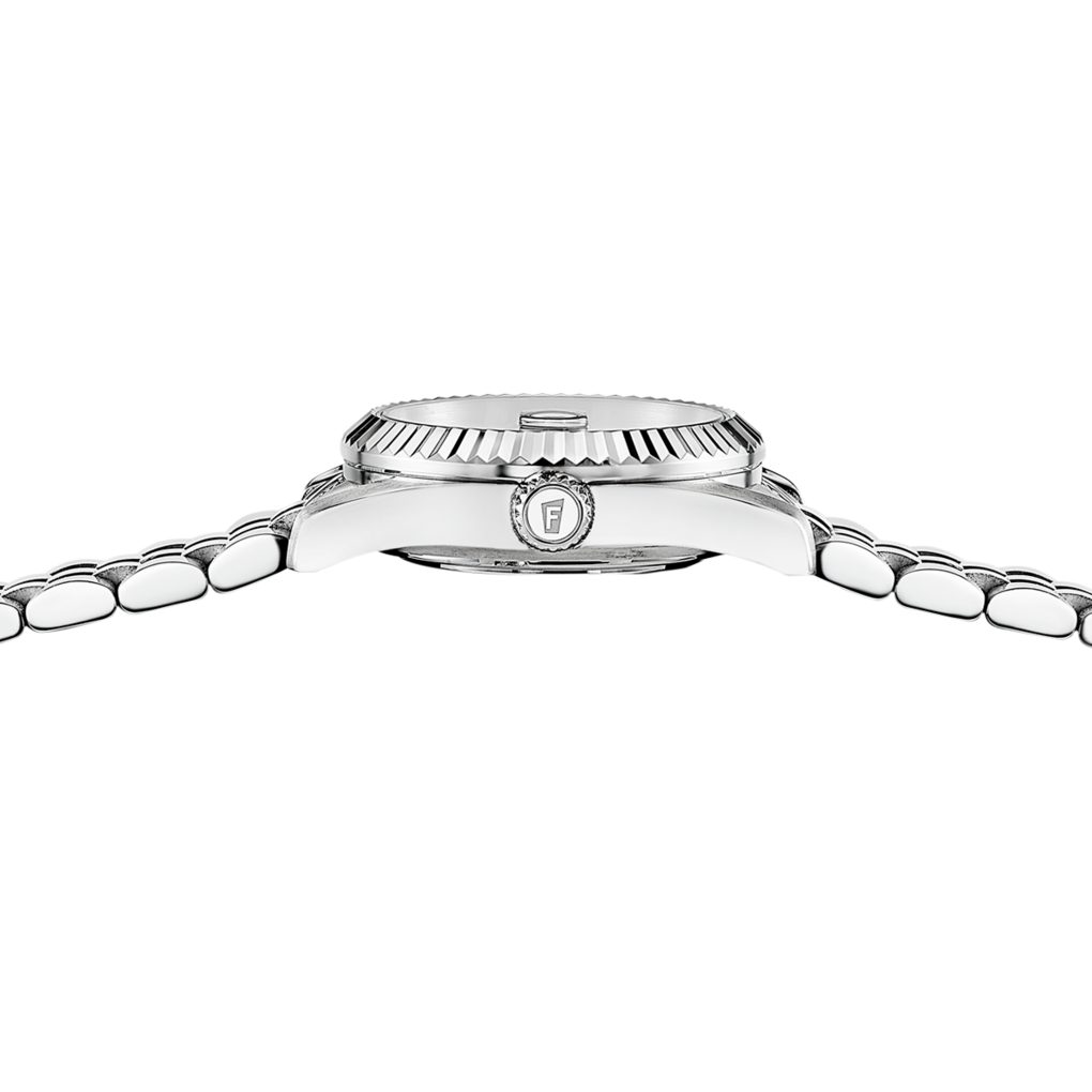 Festina Quarzuhr Classic Steel F20087_2, Armbanduhr, Damenuhr, Swiss Made, Edelstahlarmband, analog, Tag