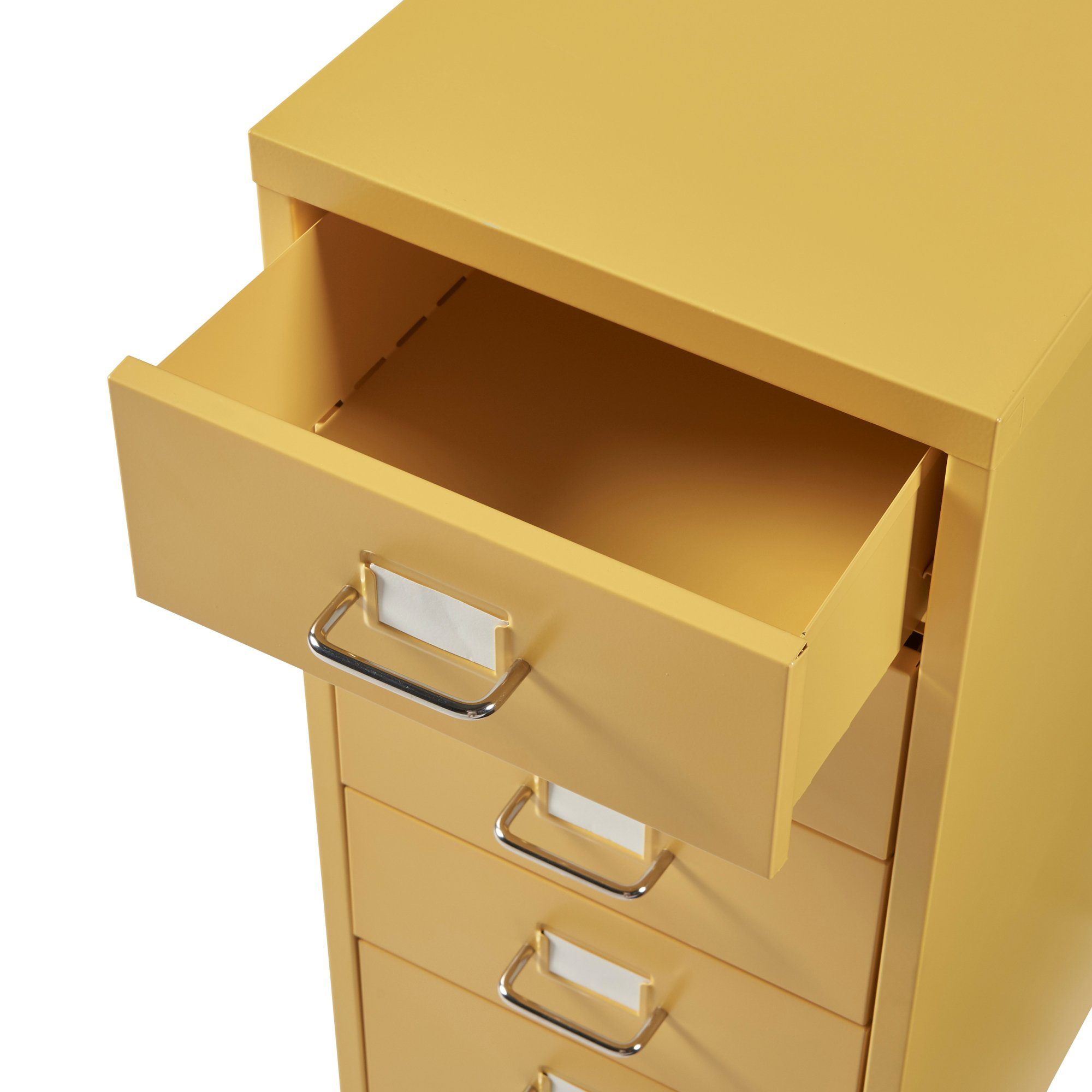 Schubladen Gelb Bürowagen Rollcontainer, mit 5 »Kökar« en.casa