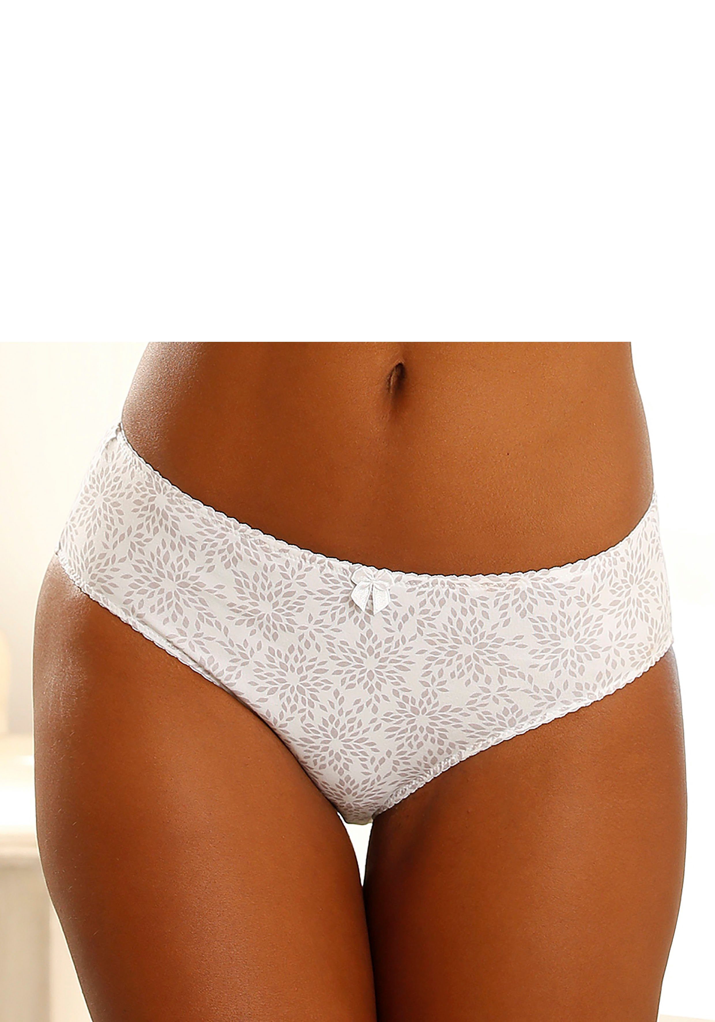 Nuance by Lascana Slip hoch geschnittener Slip, aus Baumwolle, als Wäsche-Set kombinierbar – Bild 4 von 4