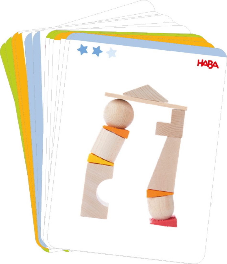 Haba Kleinkindwelt 3D Legespiel Schiefe Türme Kugeln 1306793001 Spielbausteine