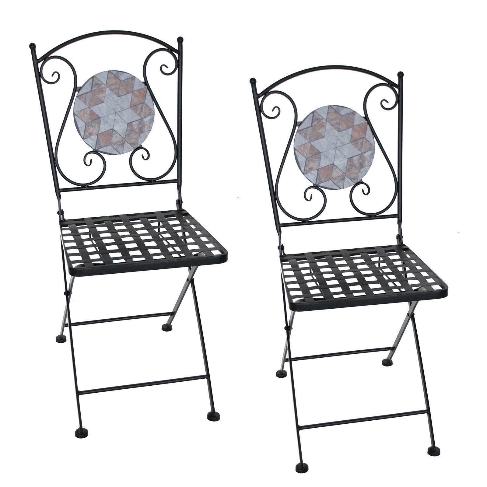 Gartenstuhl Gartenstühle 2 Stück Marocco Braun