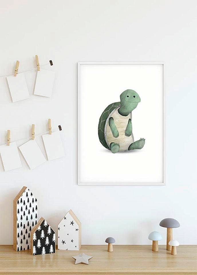 Cute Komar Turtle, Kinderzimmer, Poster Schlafzimmer, (1 Wohnzimmer Schildkröten St), Animal