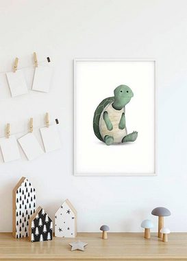 Komar Poster Cute Animal Turtle, Schildkröten (1 St), Kinderzimmer, Schlafzimmer, Wohnzimmer