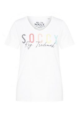 SOCCX V-Shirt mit V-Ausschnitt