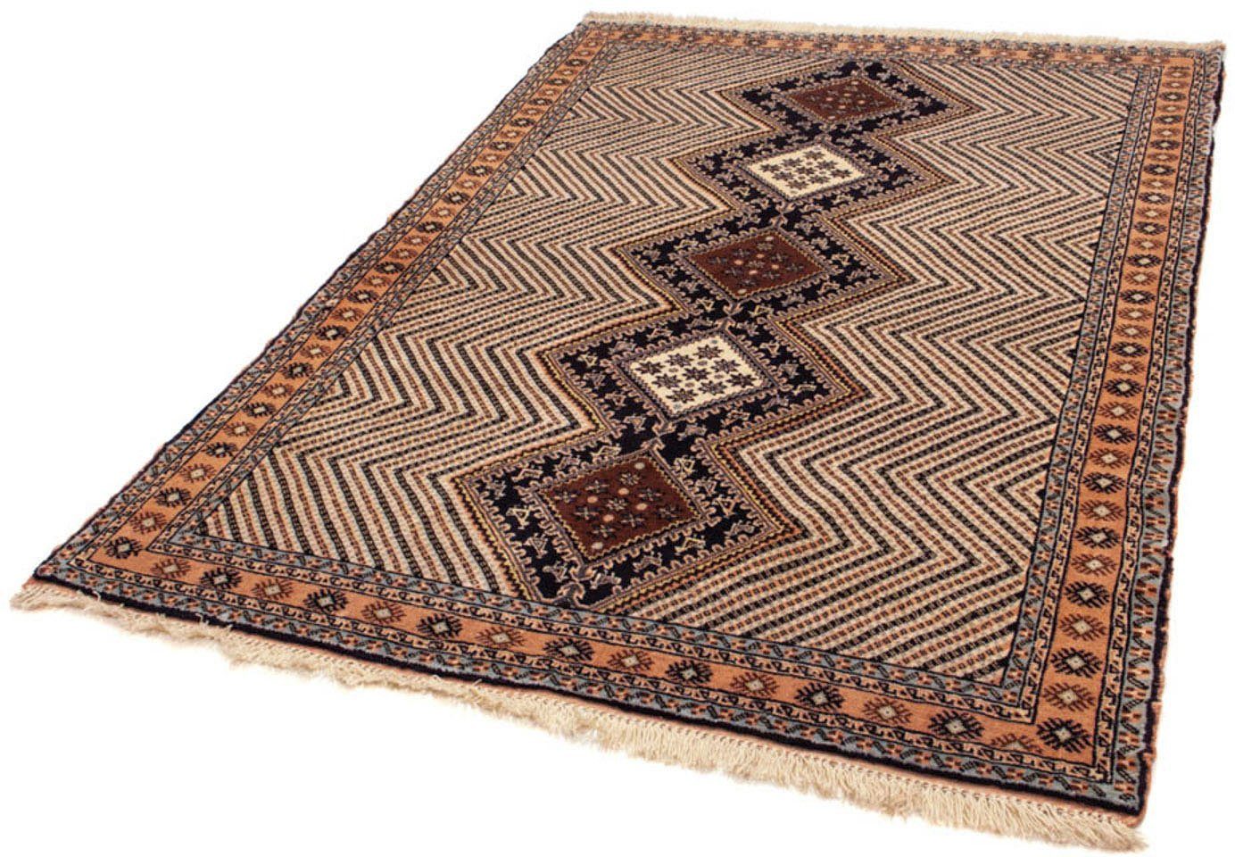 Wollteppich Ghoutshan Medaillon Beige 177 x 127 cm, morgenland, rechteckig, Höhe: 10 mm, Handgeknüpft | Kurzflor-Teppiche