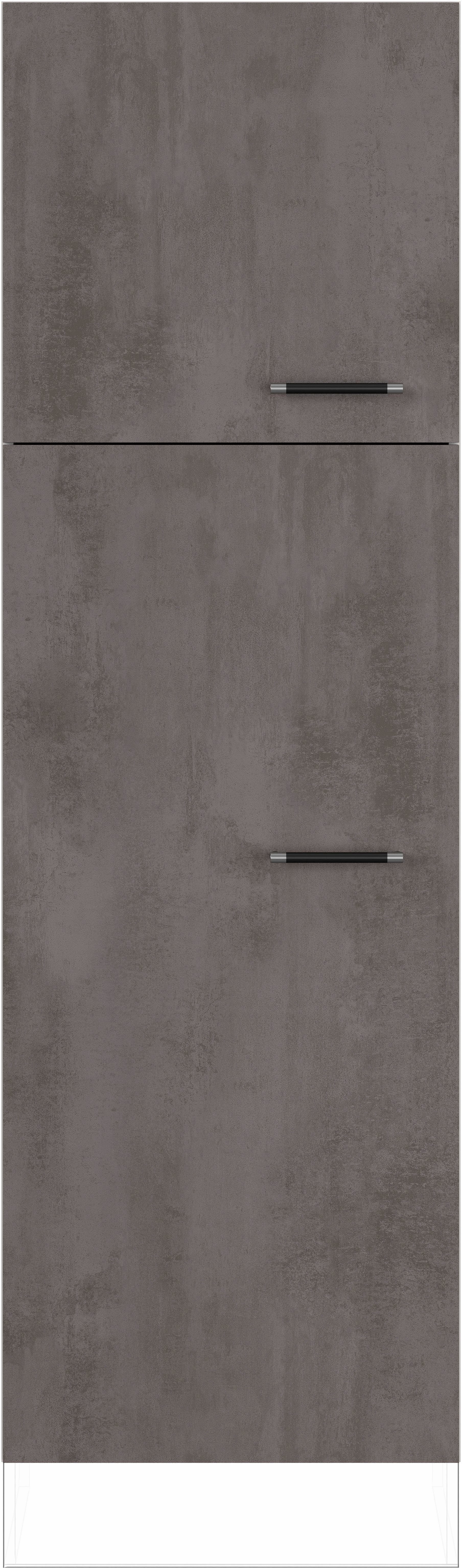IMPULS KÜCHEN Seitenschrank "Prag", Breite/Höhe: 60/190,7 cm vormontiert, mit Drehtüren, mit verstellbarem Fachboden