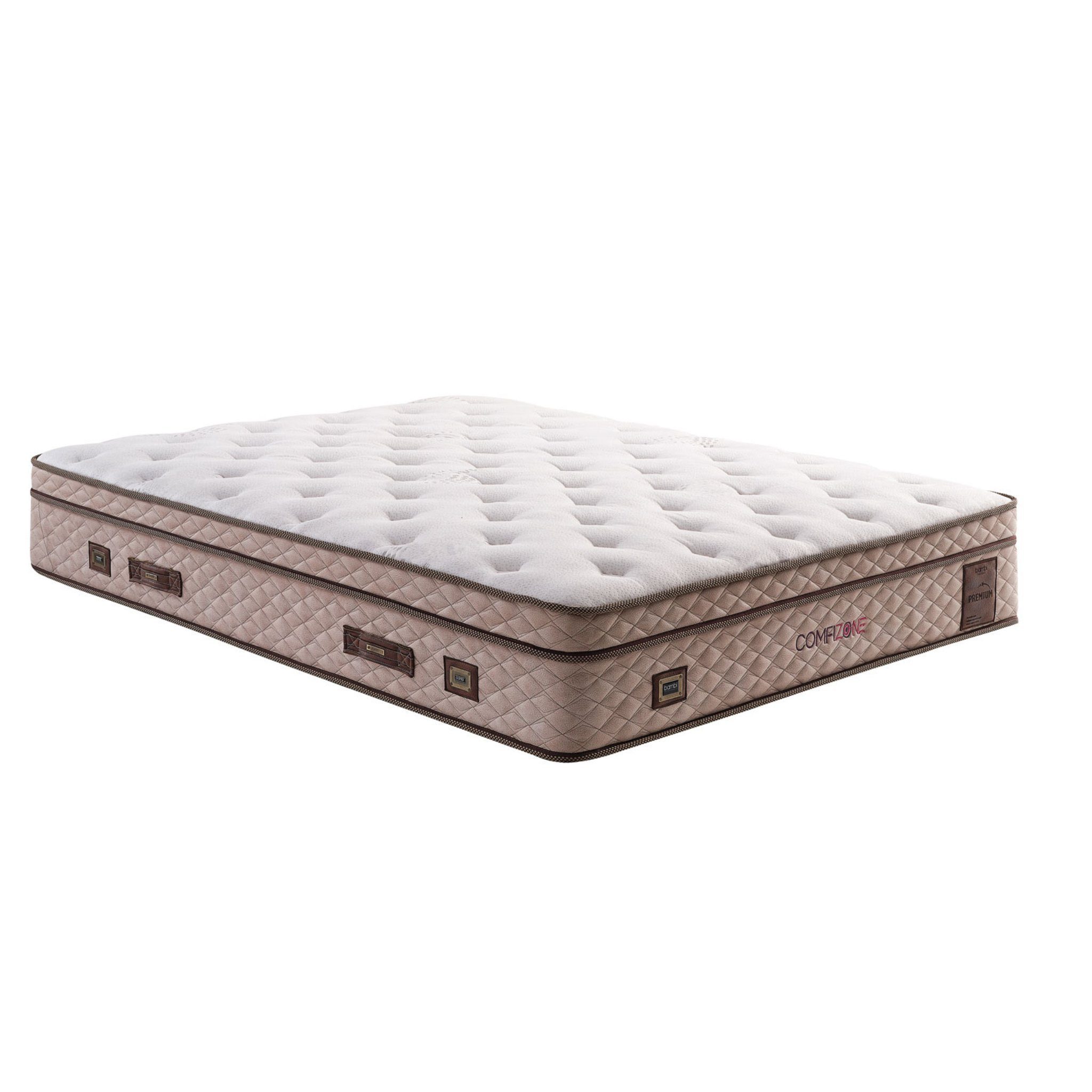 Taschenfederkernmatratze 8 Schichten Matratze 180x200 - 140x200 Comfizone, Bambi, 33 cm hoch