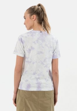 camel active T-Shirt mit Batikmuster aus Organic Cotton