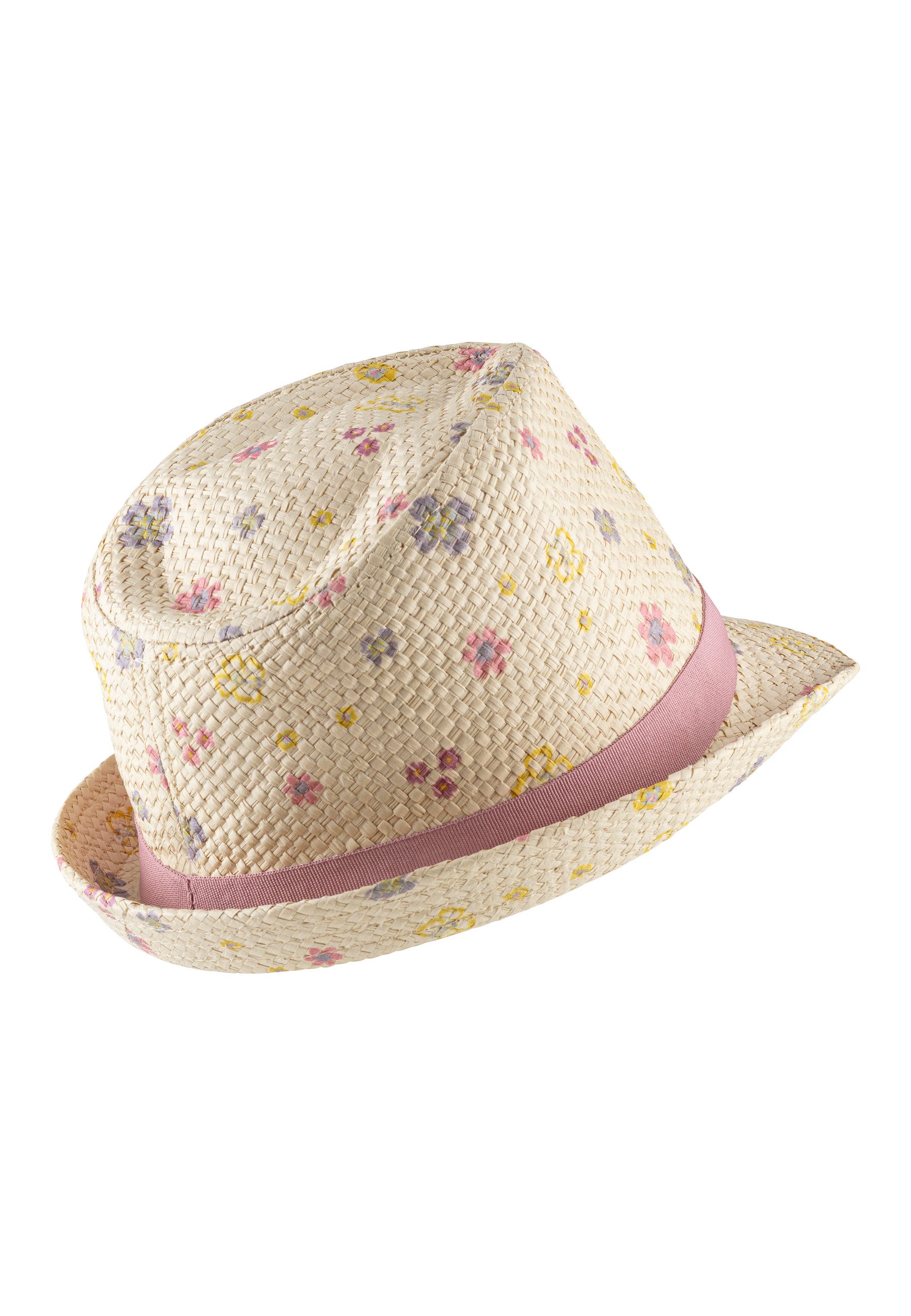 Sterntaler® Schirmmütze Strohhut Blumen (1-St) günstig online kaufen