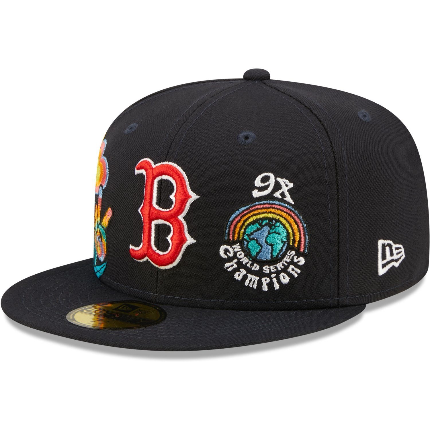 Fitted Cap Boston 59Fifty GROOVY Sox Red Era New
