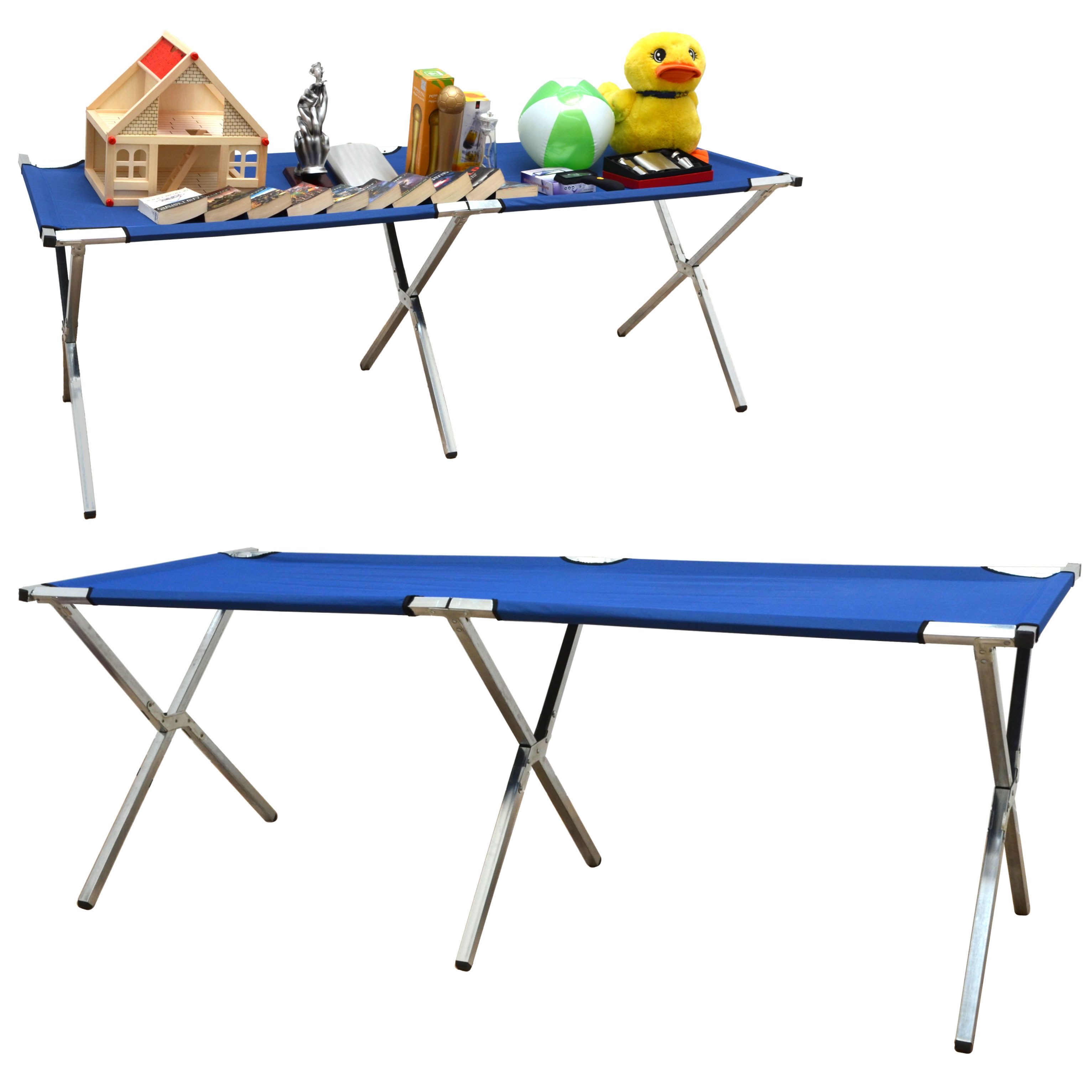 eyepower Campingtisch Mobiler Verkaufstisch 205x67x70cm Klappbarer günstig online kaufen