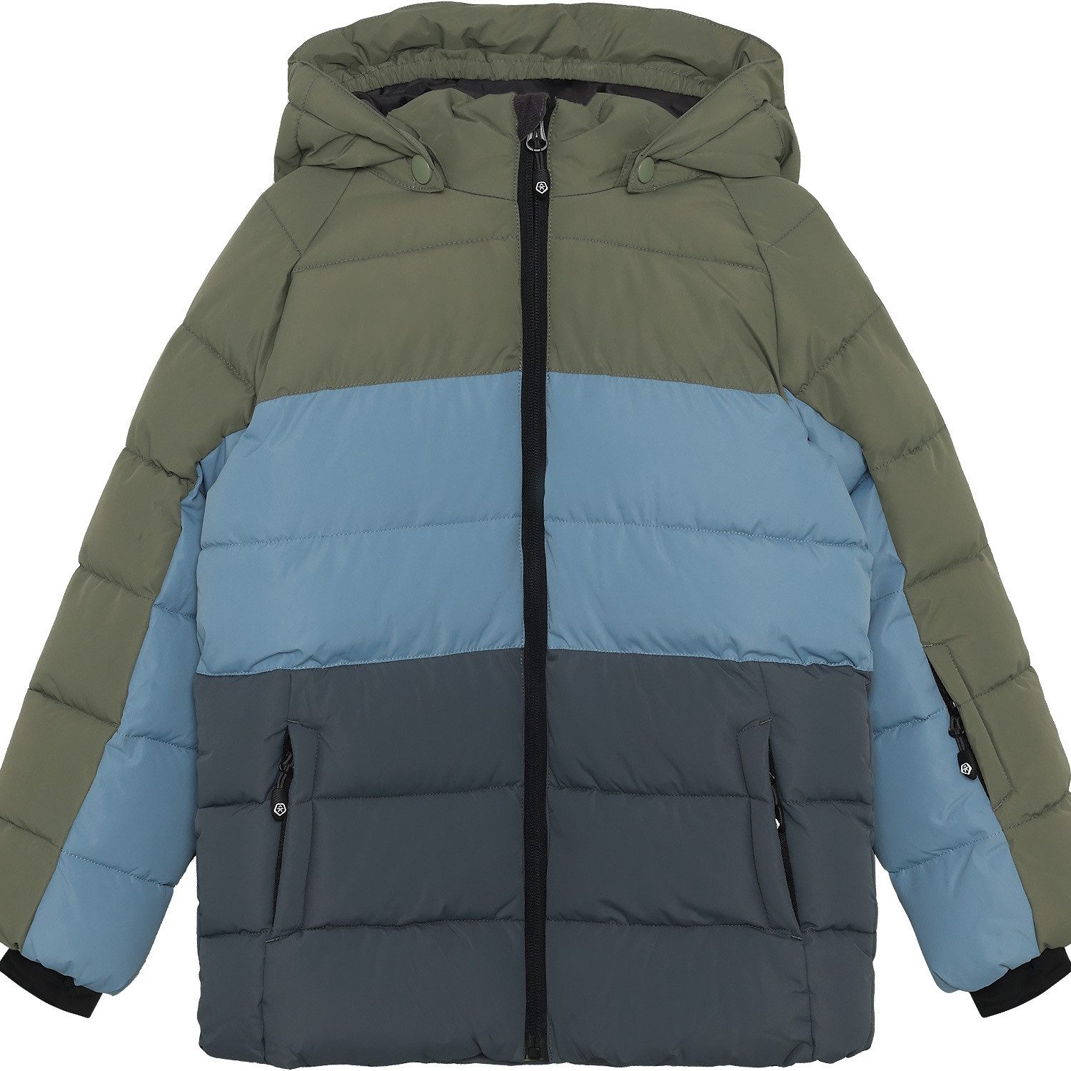 COLOR KIDS Winterjacke Skijacke Quilt & Colorblock