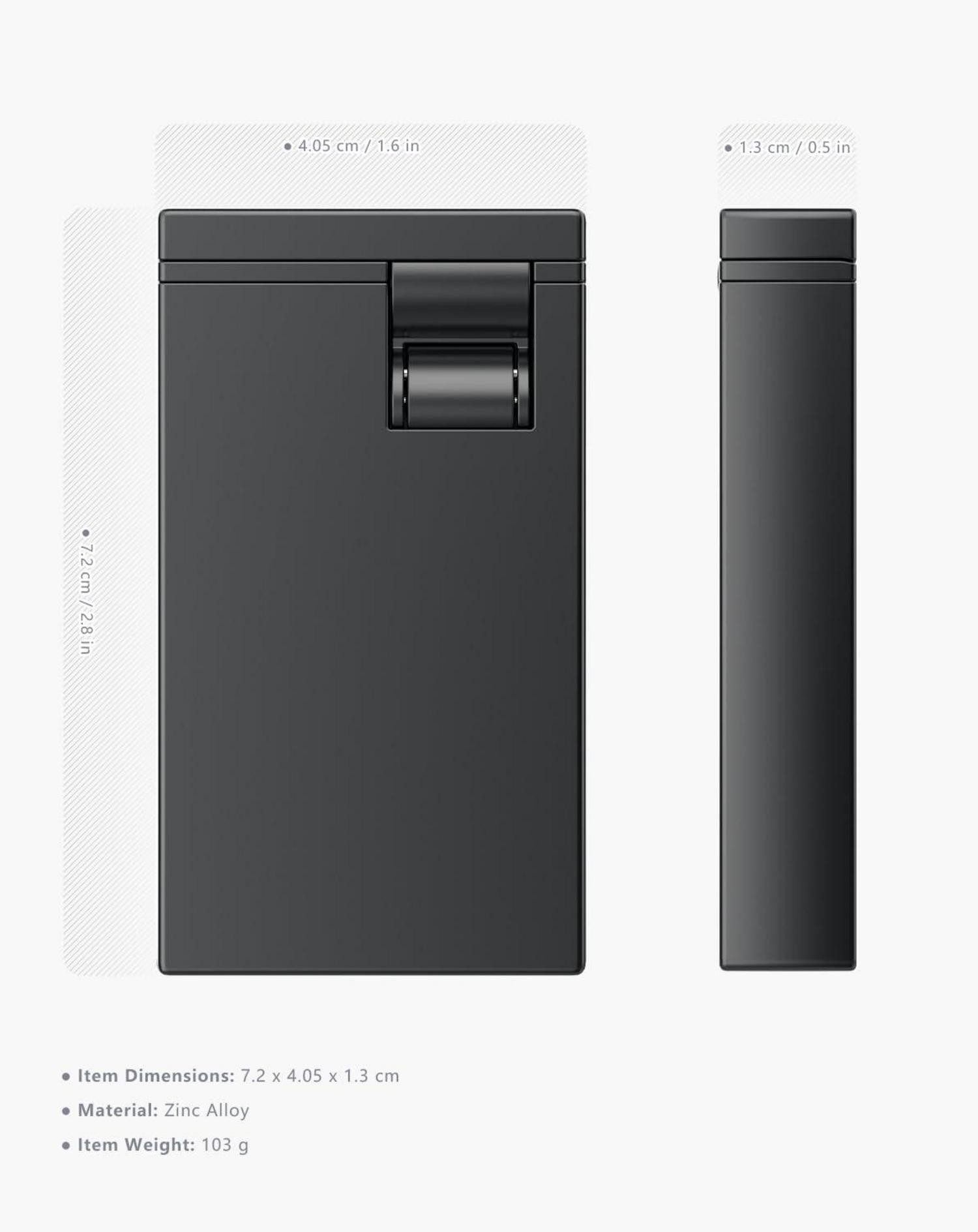 LuxusKollektion Feuerzeug Sturmfeuerzeug Jetflamme Gas Butan Nachfüllbar 2 Jet-Flammen Winddicht