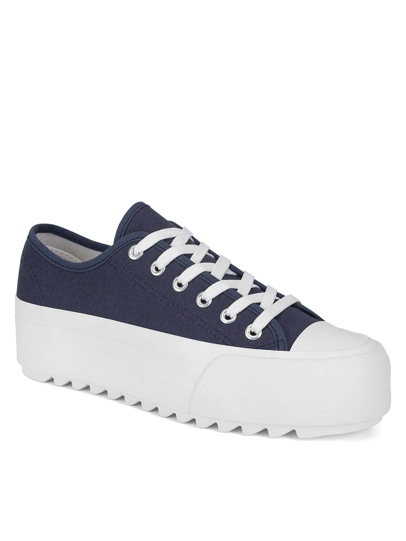 Jenny Fairy Jenny Fairy Sneakers aus Stoff Damen WFA2939-2 Dunkelblau Sneak günstig online kaufen