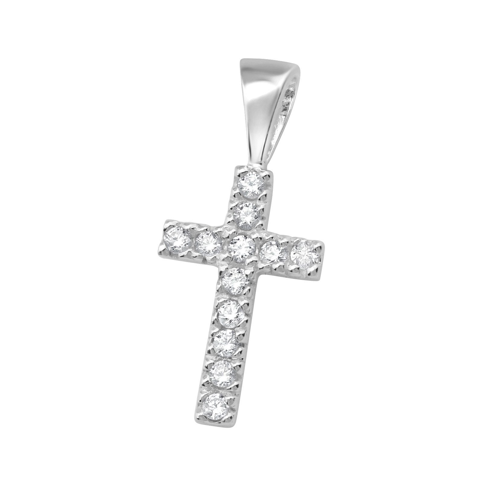 ALEXANDER YORK Kettenanhänger KREUZ ZIRKONIA günstig online kaufen