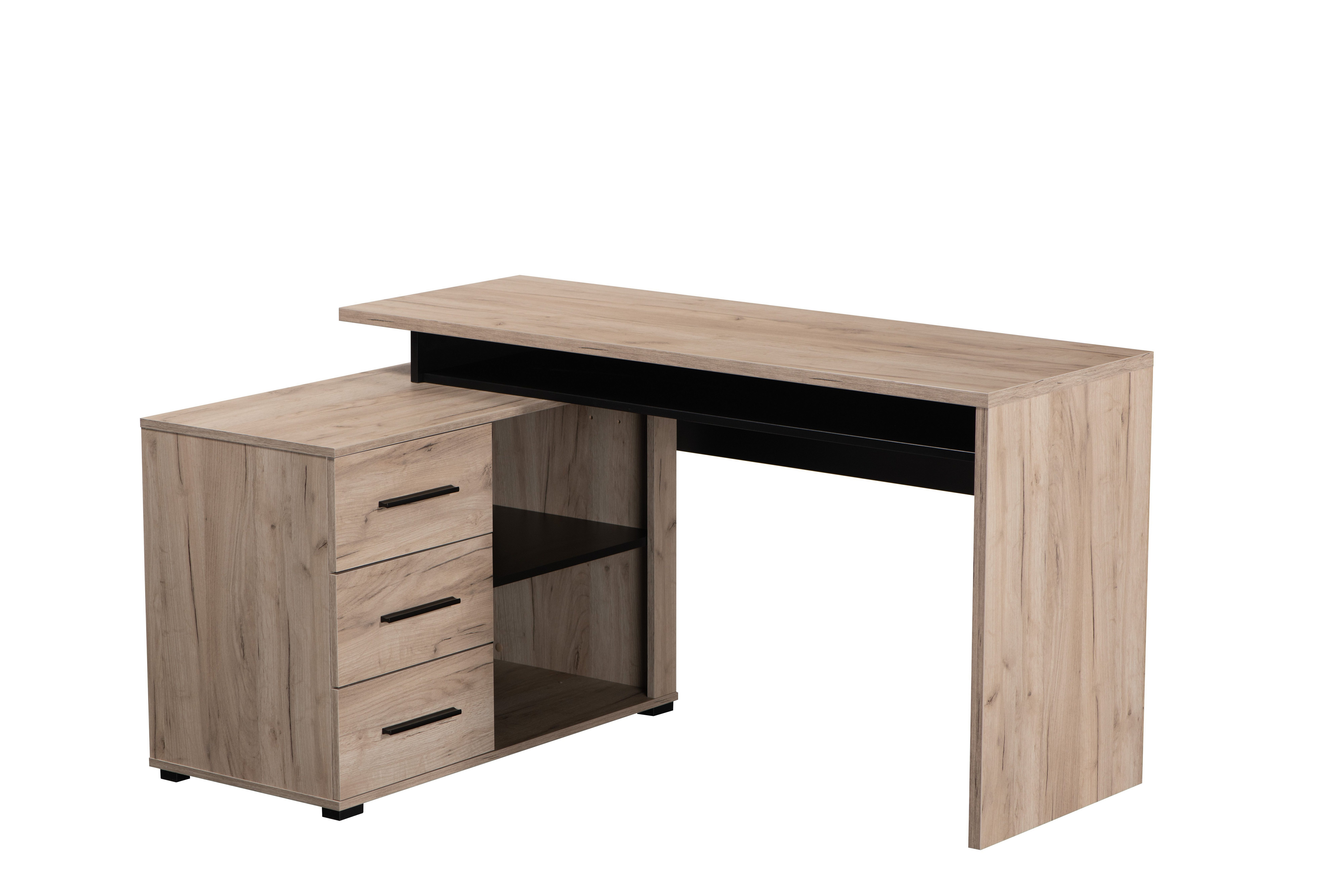 Home affaire Schreibtisch Arhimed, zeitlos und praktisch, Home Office geeignet