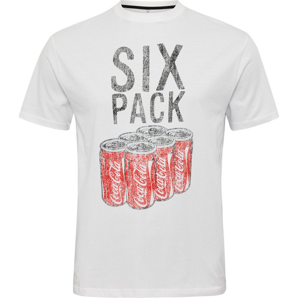 T-Shirt T-Shirt Coca Cola Six Pack Weiß