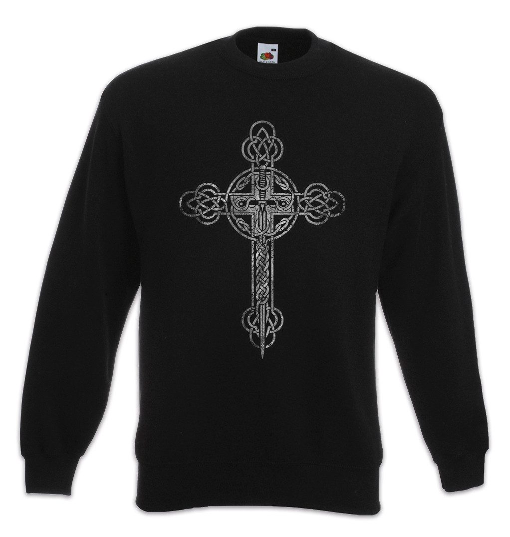 Sweatshirt Christian Cross III Sweatshirt Celtic Kelten Keltenkreuz Christliches