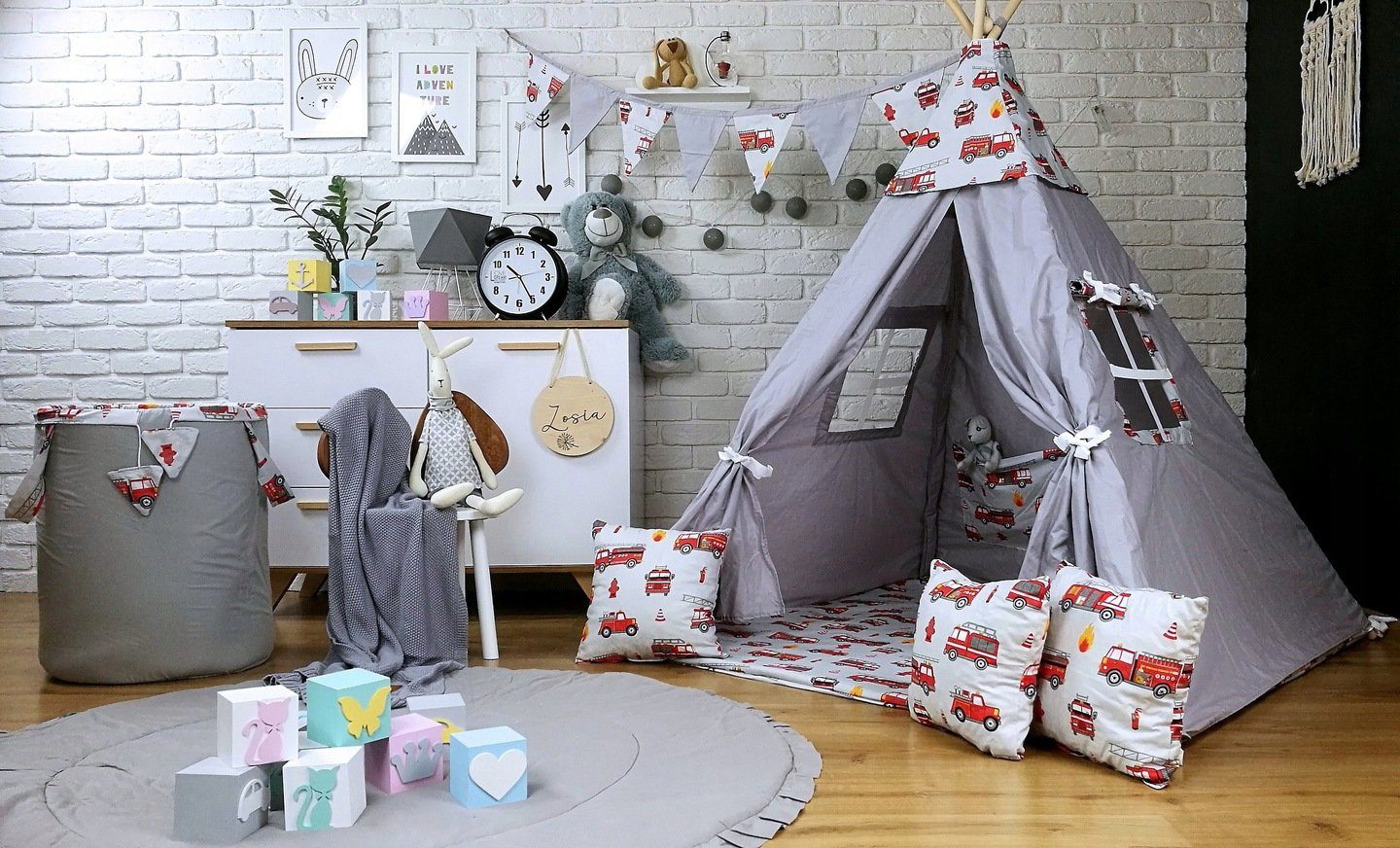 Pamek Spielzelt Spielzelt Tipi für Kinder Bodenmatte Kissen +Stabilisator ( günstig online kaufen