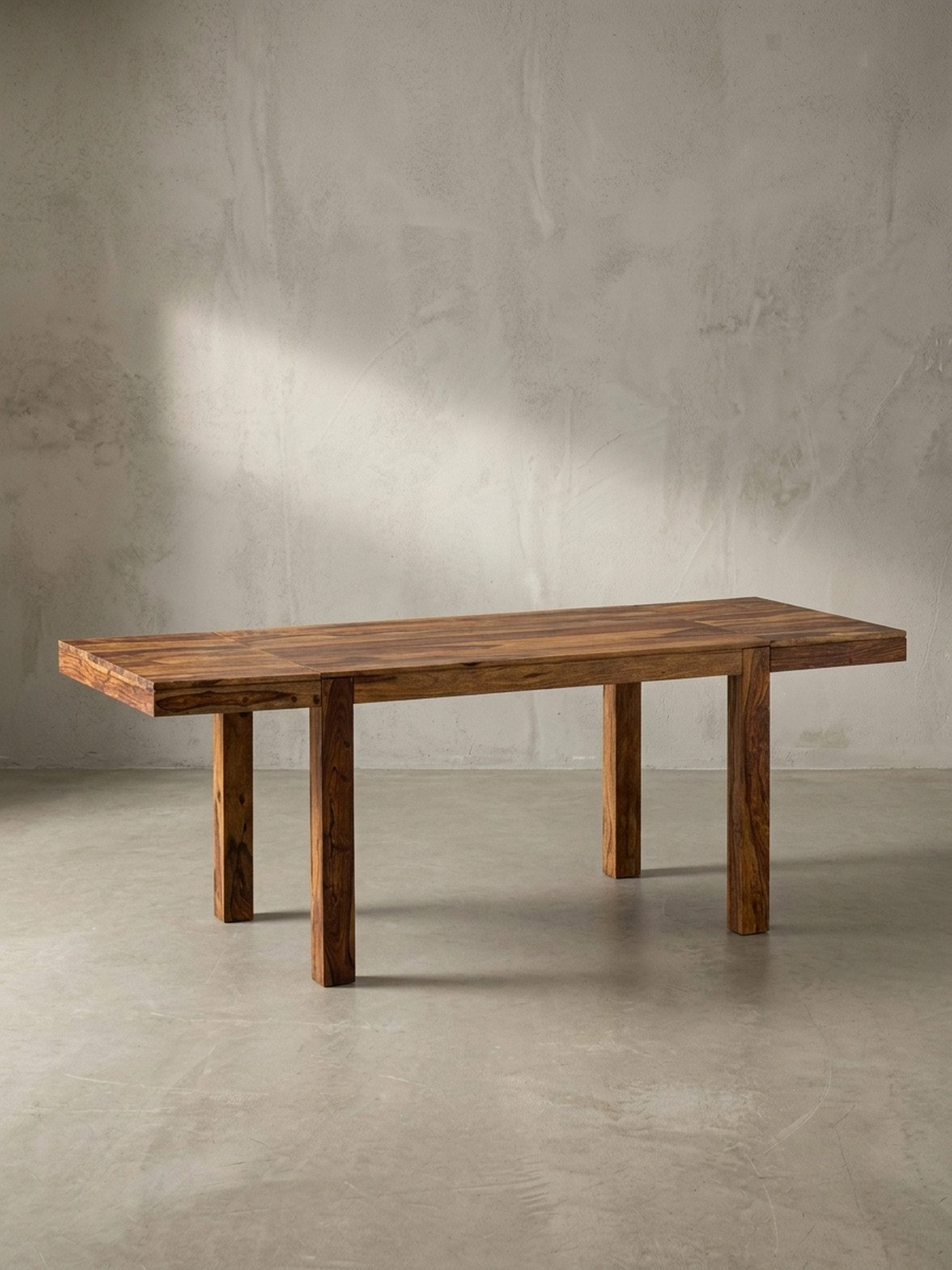 KADIMA DESIGN Esstisch Esszimmertisch 120-200 cm Massivholz Zeitlos Küchentisch Ausziehbar (Esszimmer), Verlängerbar, Speisetisch Groß Rechteckig Schlicht, Holztisch