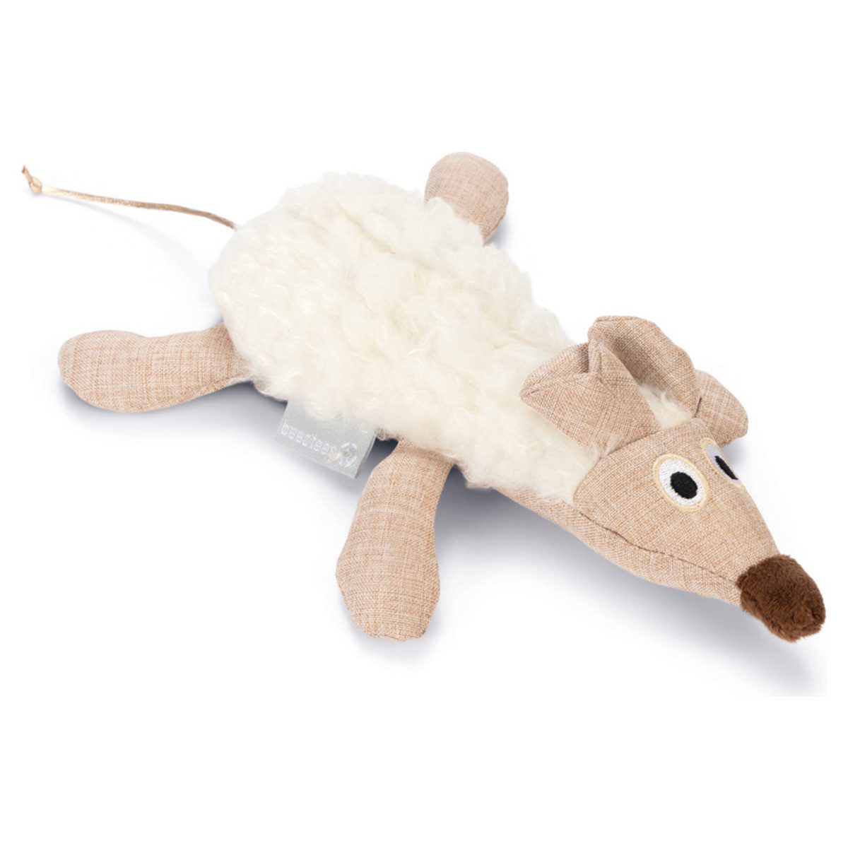 Beeztees Tierkuscheltier Katzenspielzeug Maus Kate weiß