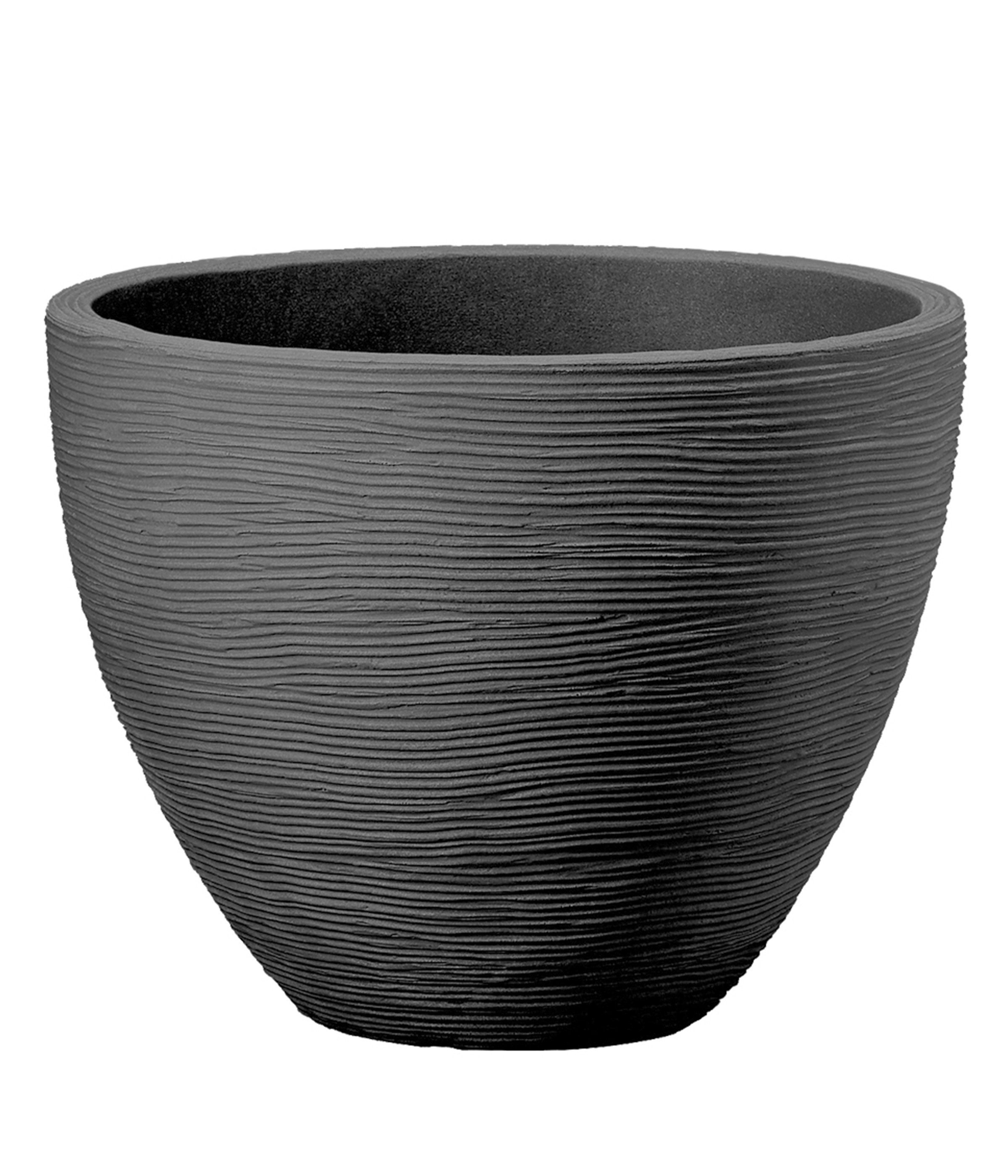 Dehner Blumentopf San Diego, versch. Größen, Kunststoff, Stilvoller, robuster Blumentopf für den Garten, wetterfest