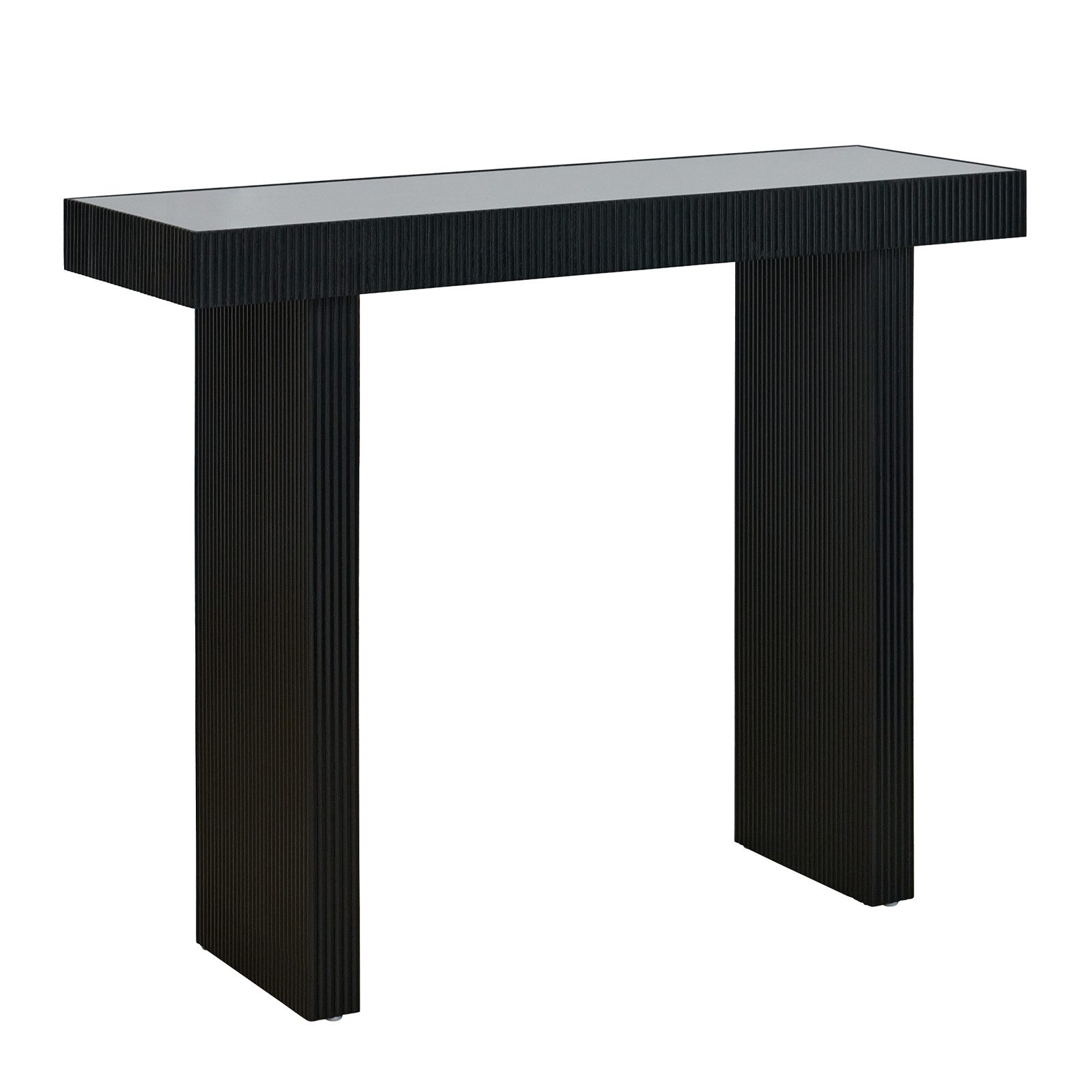 SVITA Konsolentisch ALVARO, Rattanoptik, Flur, Schmal, 110x38x85