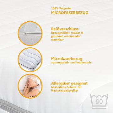 Kaltschaummatratze Mona Basic ergonomische 7 Zonen idealer Liegekomfort, Beco, 14 cm hoch, 100 TAGE PROBESCHLAFEN, 100% Made in Germany 80x200, Versand 0€