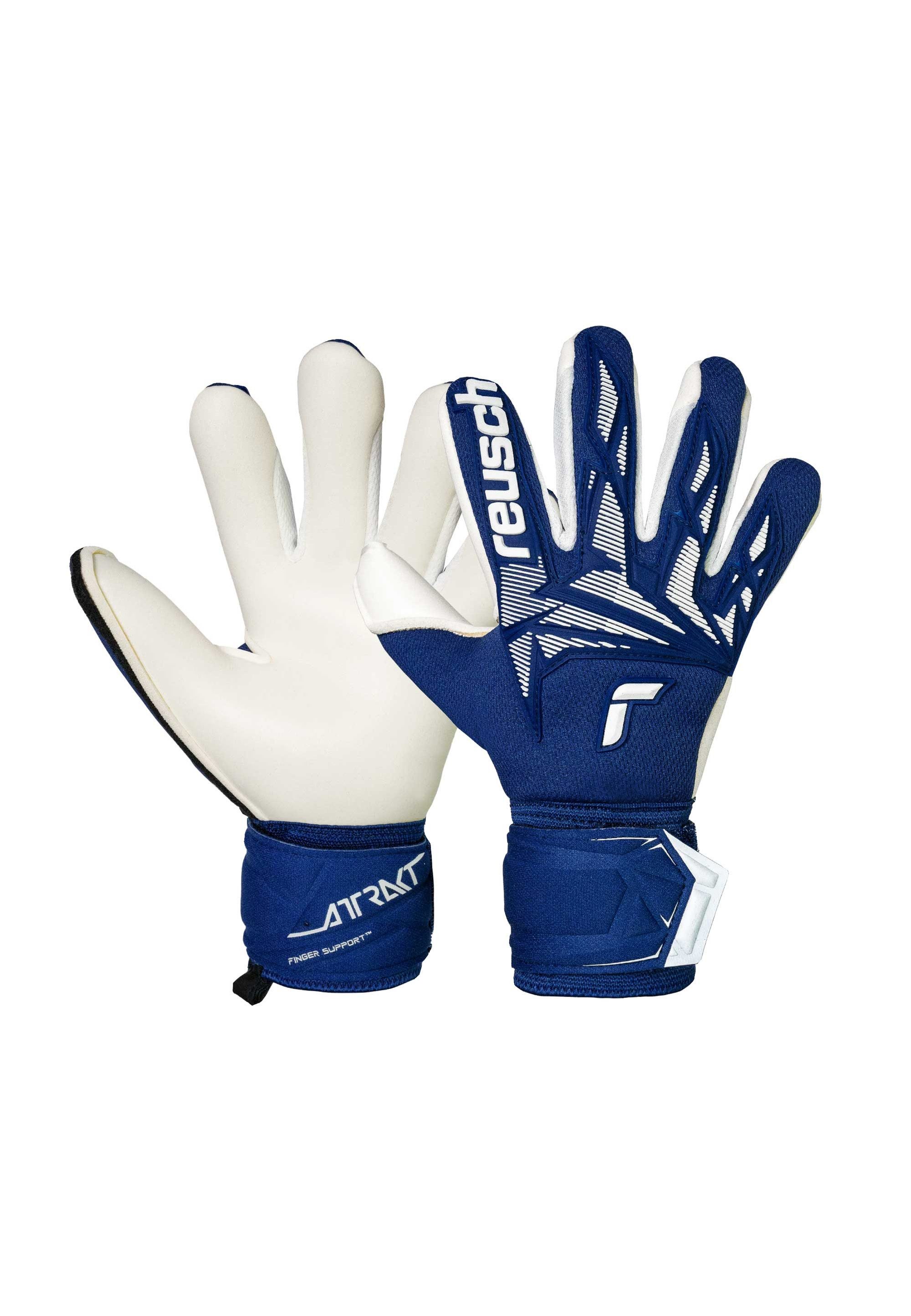 Torwarthandschuhe Attrakt Freegel Gold X Finger Support Junior